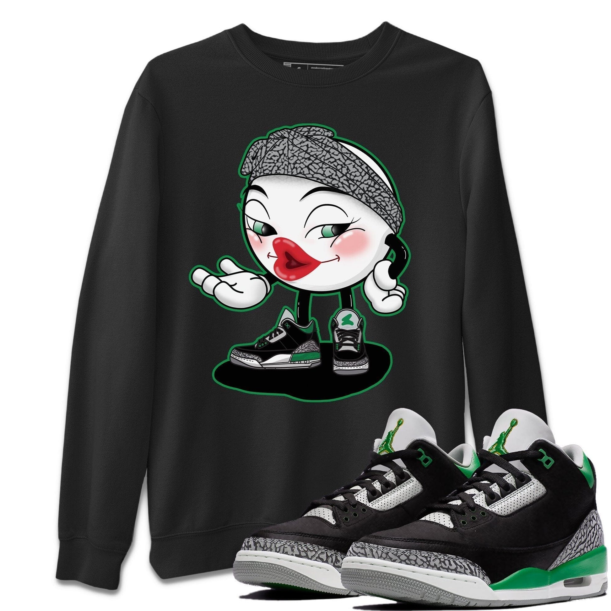 Jordan 3 Pine Green Sneaker Match Tees Sexy Emoji Sneaker Tees Jordan 3 Pine Green Sneaker Release Tees Unisex Shirts