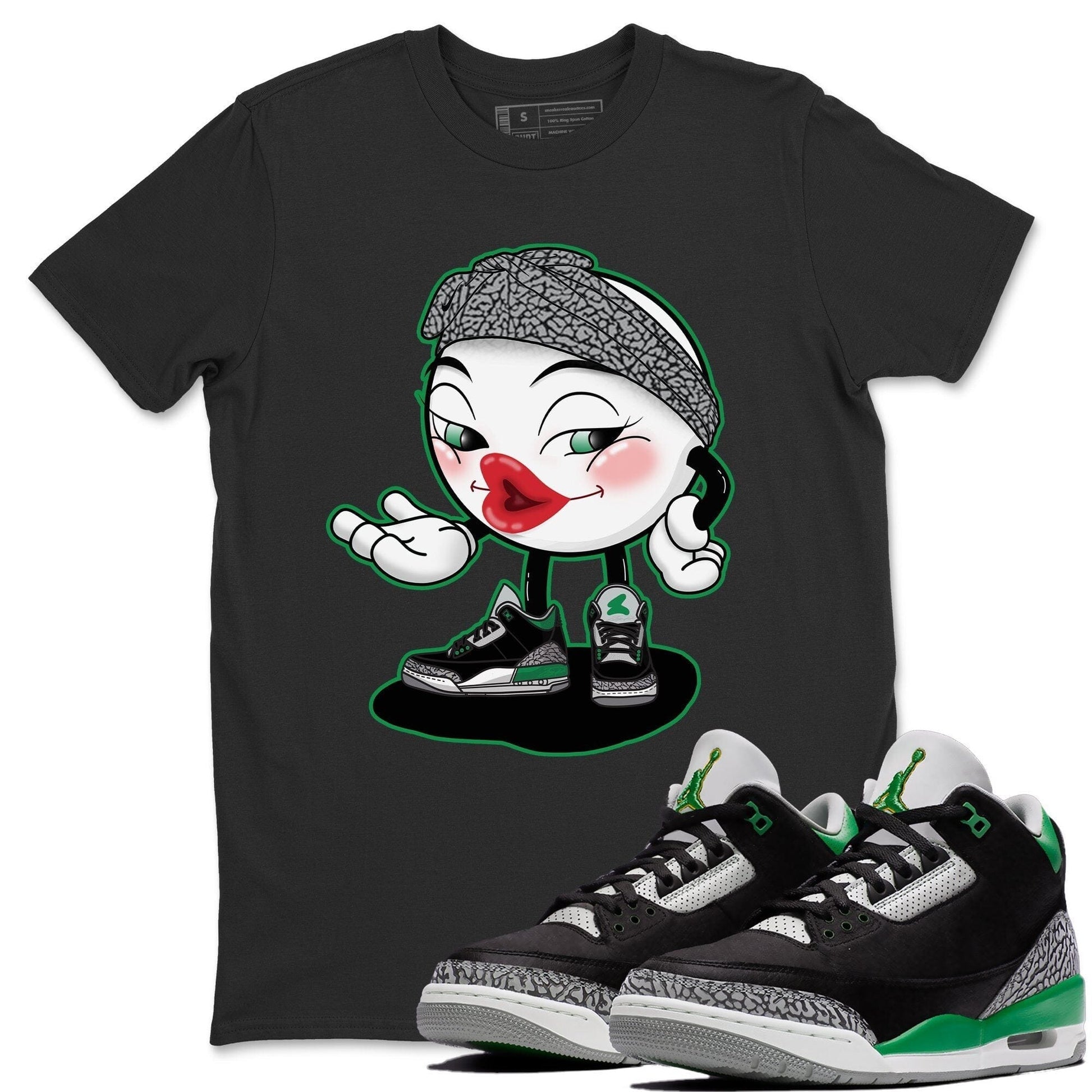 Jordan 3 Pine Green Sneaker Match Tees Sexy Emoji Sneaker Tees Jordan 3 Pine Green Sneaker Release Tees Unisex Shirts