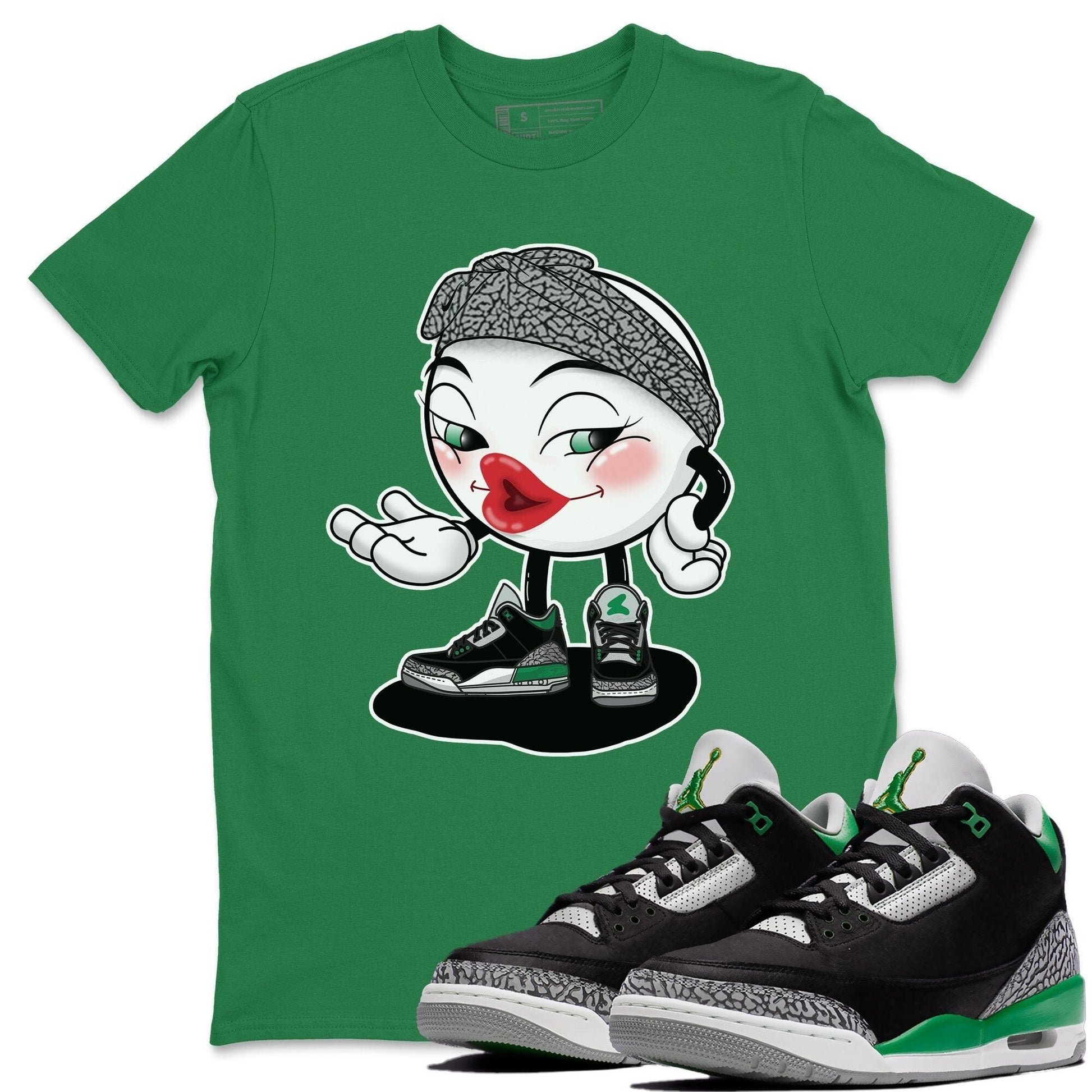 Jordan 3 Pine Green Sneaker Match Tees Sexy Emoji Sneaker Tees Jordan 3 Pine Green Sneaker Release Tees Unisex Shirts
