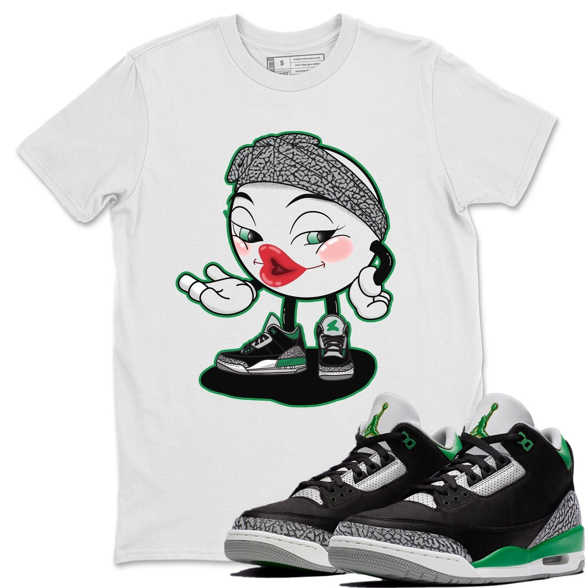 Jordan 3 Pine Green Sneaker Match Tees Sexy Emoji Sneaker Tees Jordan 3 Pine Green Sneaker Release Tees Unisex Shirts