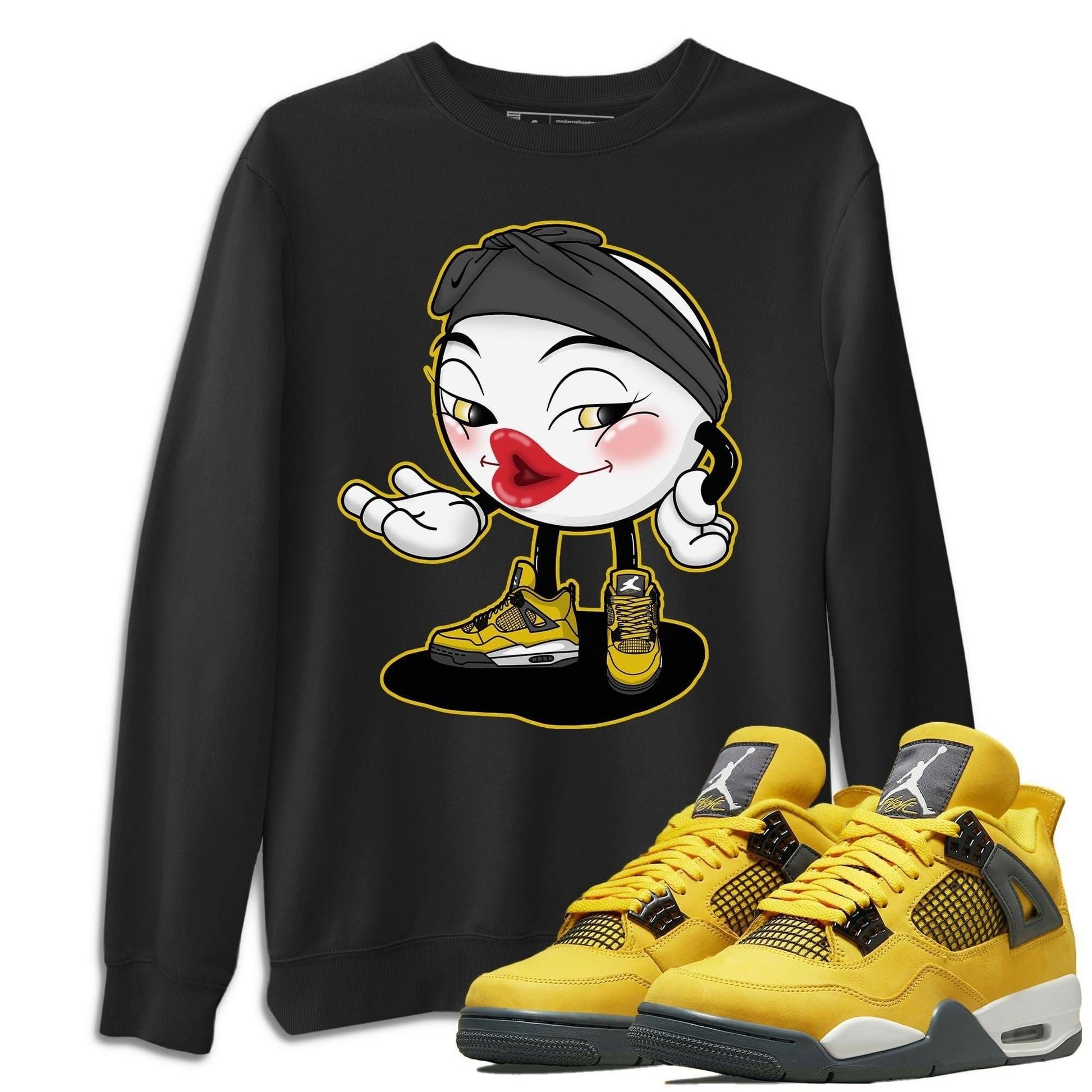 Jordan 4 Lightning Sneaker Match Tees Sexy Emoji Sneaker Tees Jordan 4 Lightning Sneaker Release Tees Unisex Shirts