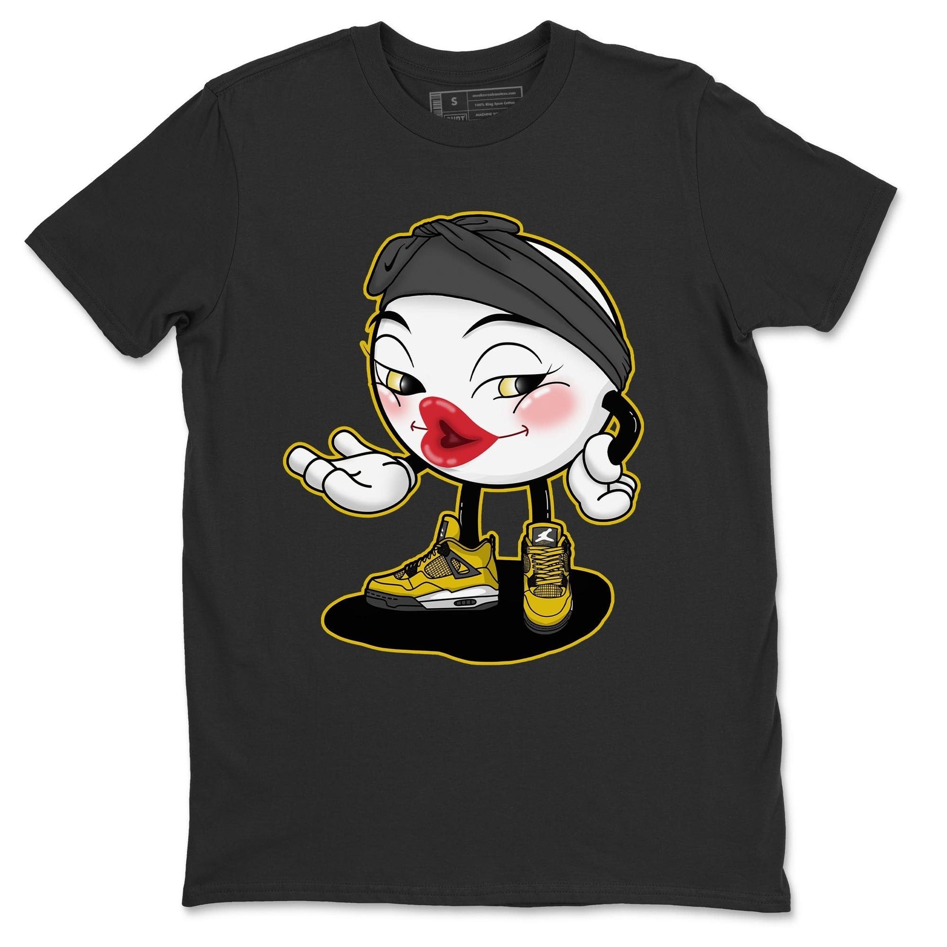 Jordan 4 Lightning Sneaker Match Tees Sexy Emoji Sneaker Tees Jordan 4 Lightning Sneaker Release Tees Unisex Shirts