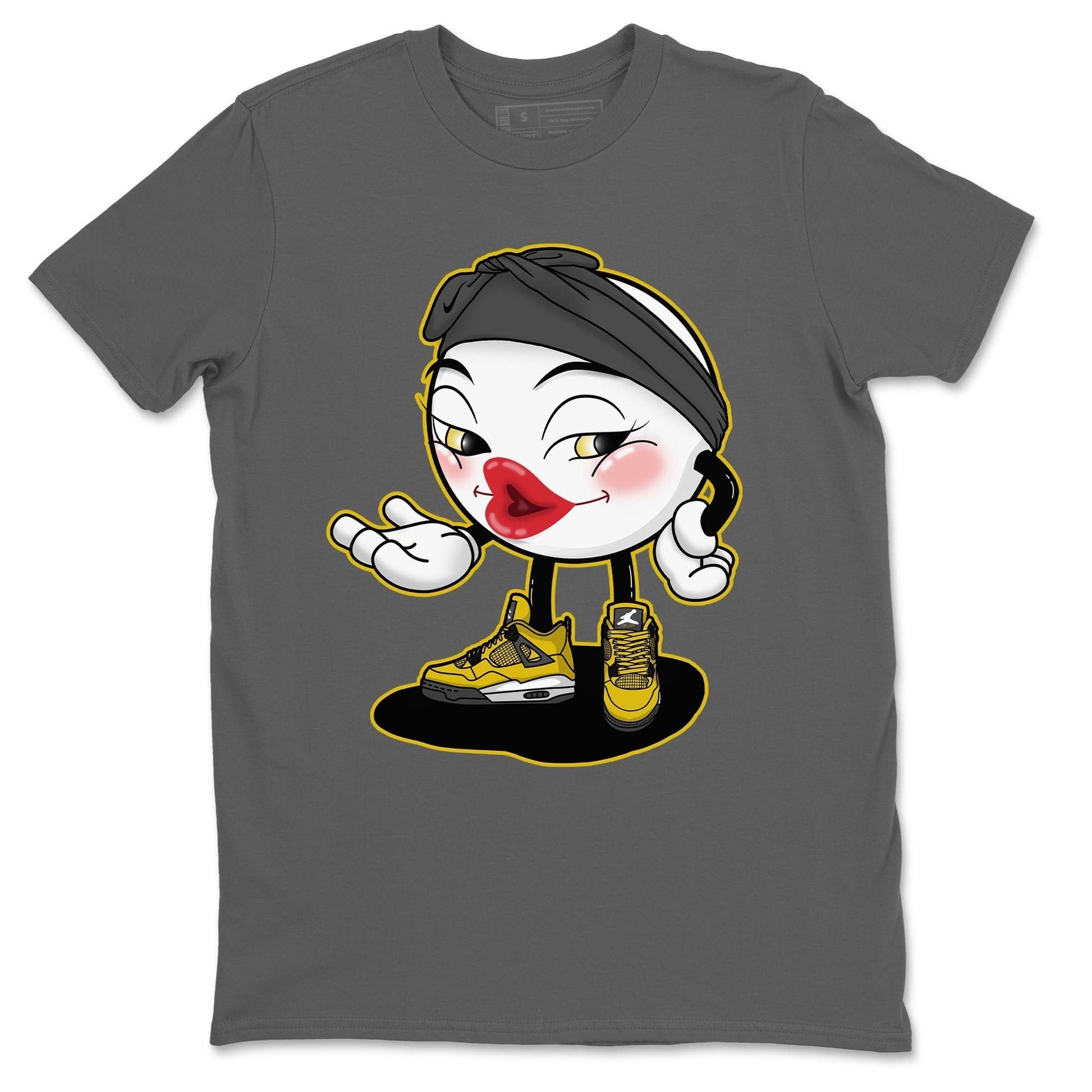 Jordan 4 Lightning Sneaker Match Tees Sexy Emoji Sneaker Tees Jordan 4 Lightning Sneaker Release Tees Unisex Shirts