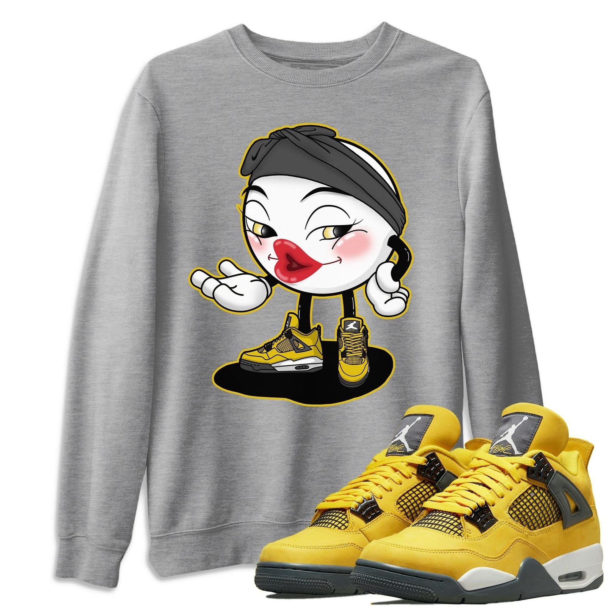 Jordan 4 Lightning Sneaker Match Tees Sexy Emoji Sneaker Tees Jordan 4 Lightning Sneaker Release Tees Unisex Shirts