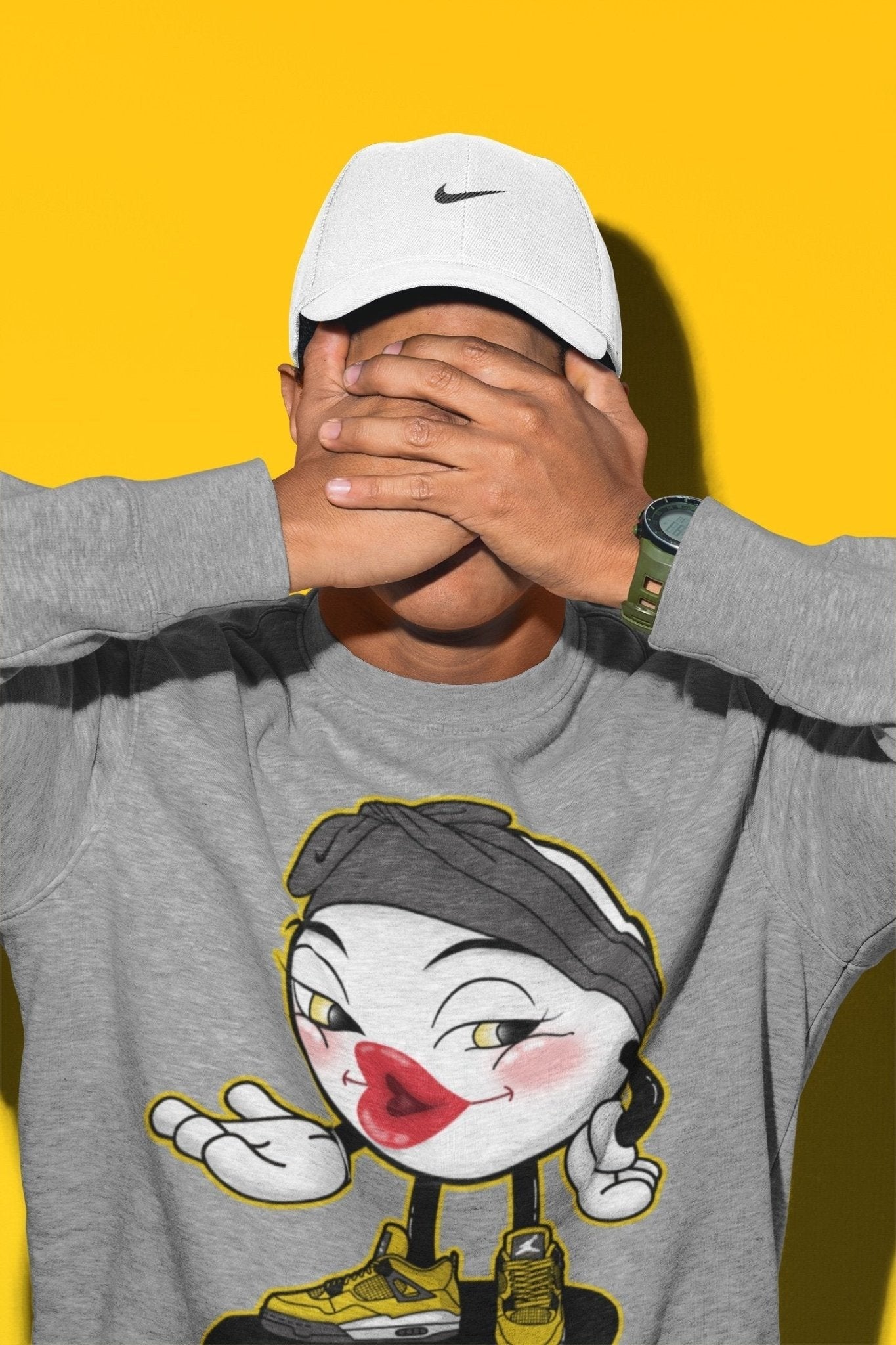 Jordan 4 Lightning Sneaker Match Tees Sexy Emoji Sneaker Tees Jordan 4 Lightning Sneaker Release Tees Unisex Shirts