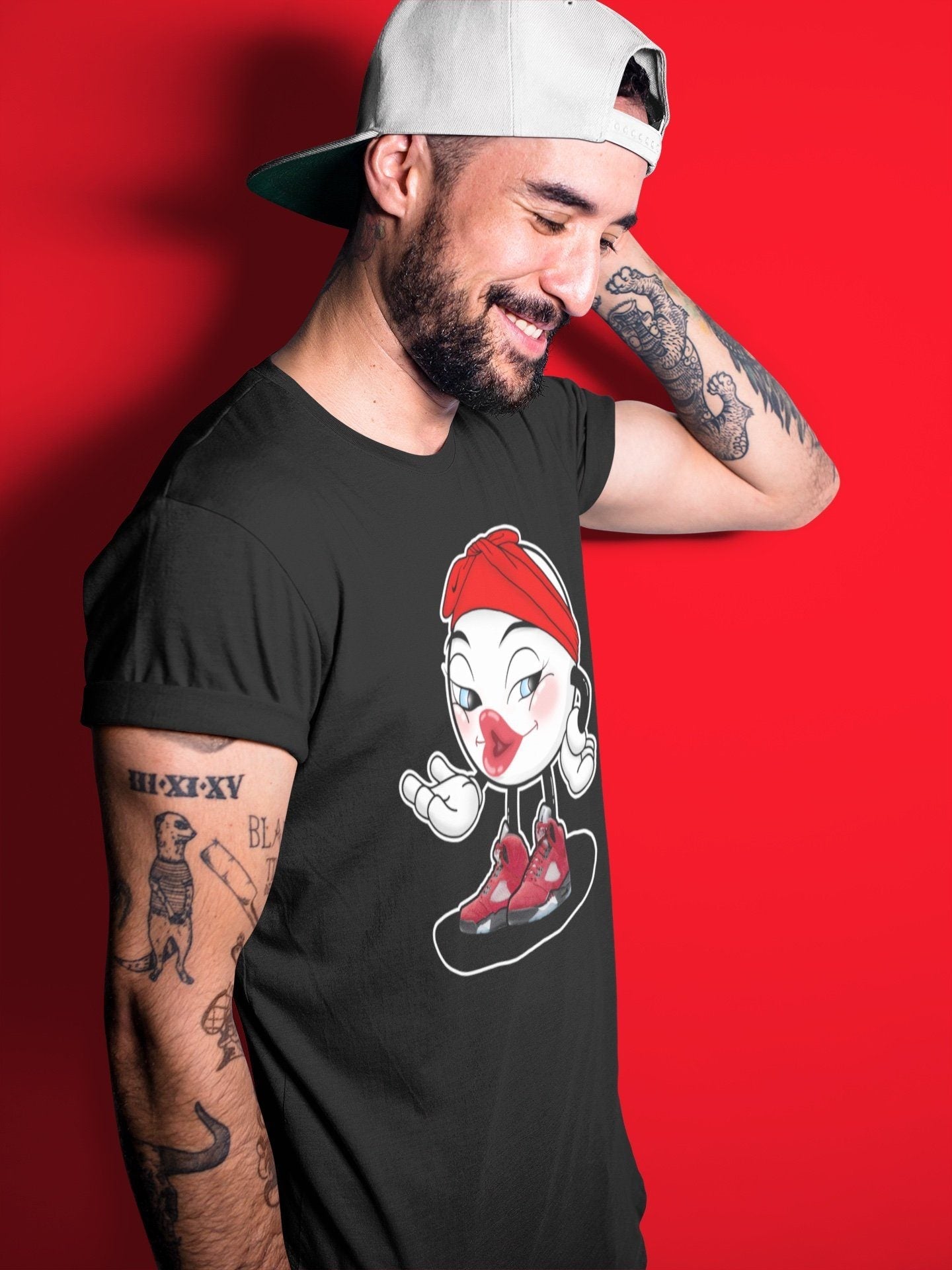 Jordan 5 Raging Bull Sneaker Match Tees Sexy Emoji Sneaker Tees Jordan 5 Raging Bull Sneaker Release Tees Unisex Shirts