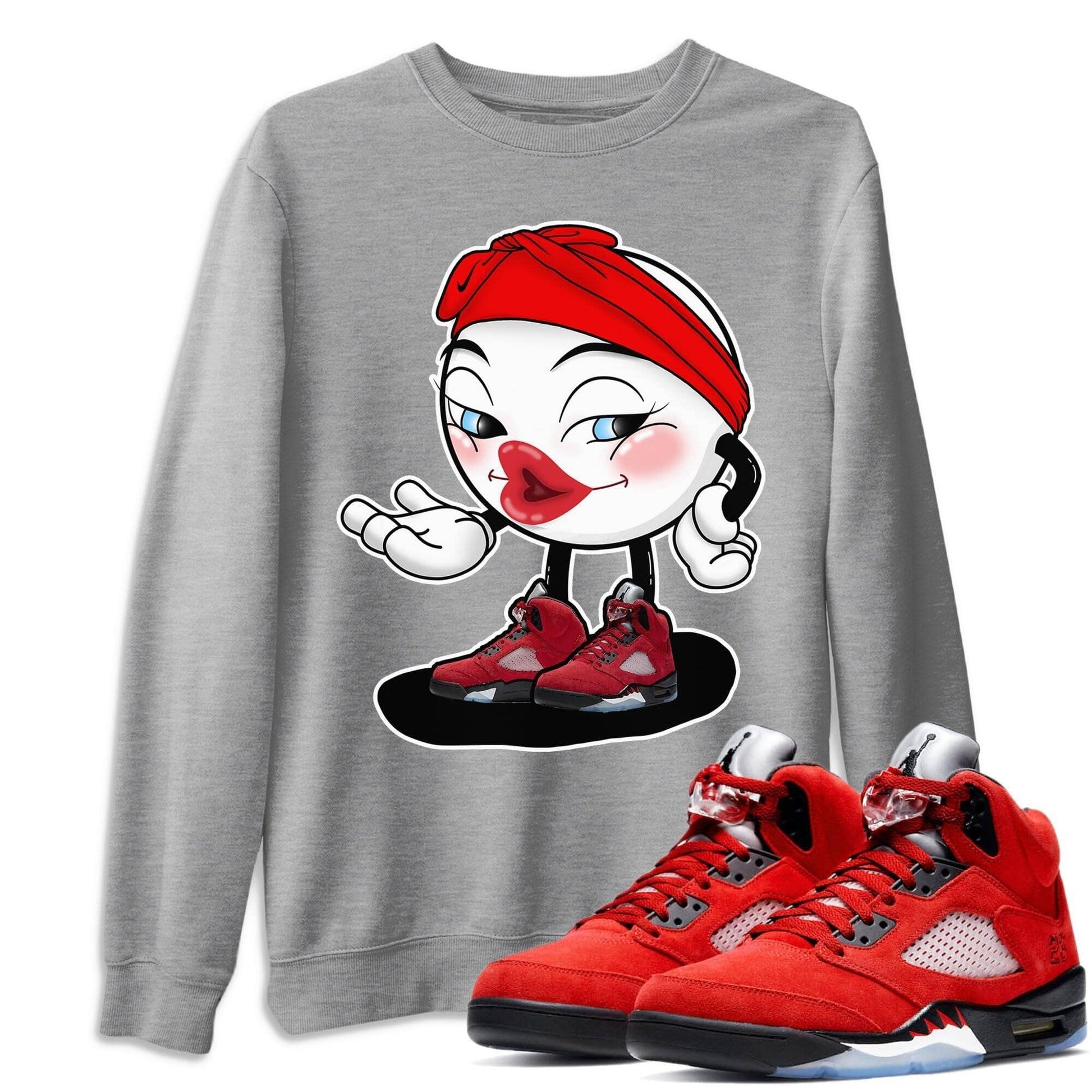 Jordan 5 Raging Bull Sneaker Match Tees Sexy Emoji Sneaker Tees Jordan 5 Raging Bull Sneaker Release Tees Unisex Shirts