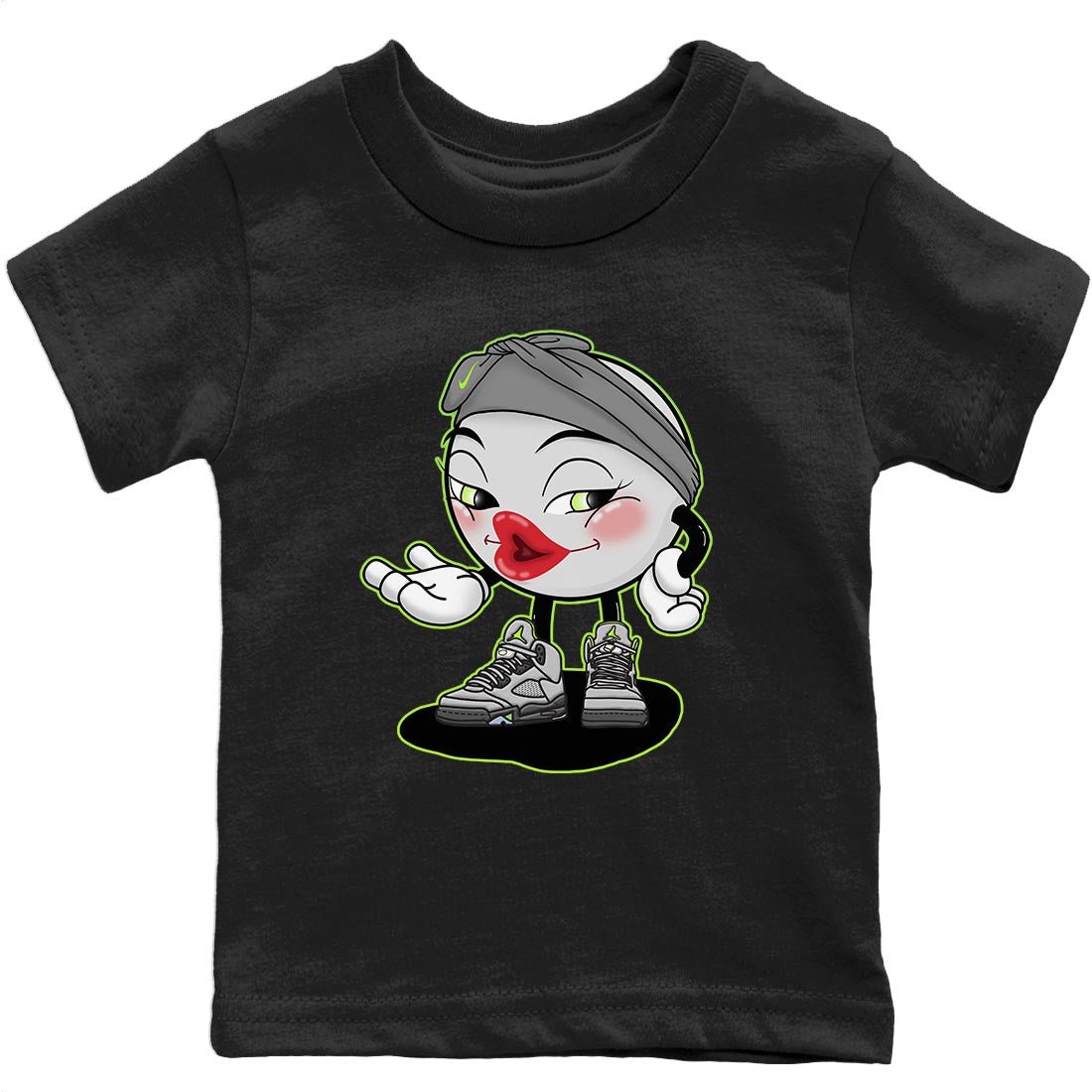 Jordan 5 Green Bean Sneaker Match Tees Sexy Emoji Sneaker Tees Jordan 5 Green Bean Sneaker Release Tees Kids Shirts