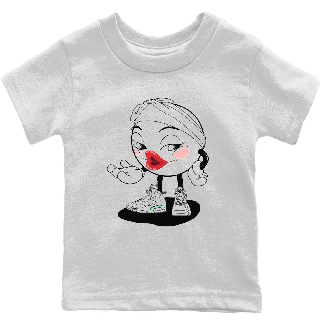 Jordan 6 Mint Foam Sneaker Match Tees Sexy Emoji Sneaker Tees Jordan 6 Mint Foam Sneaker Release Tees Kids Shirts