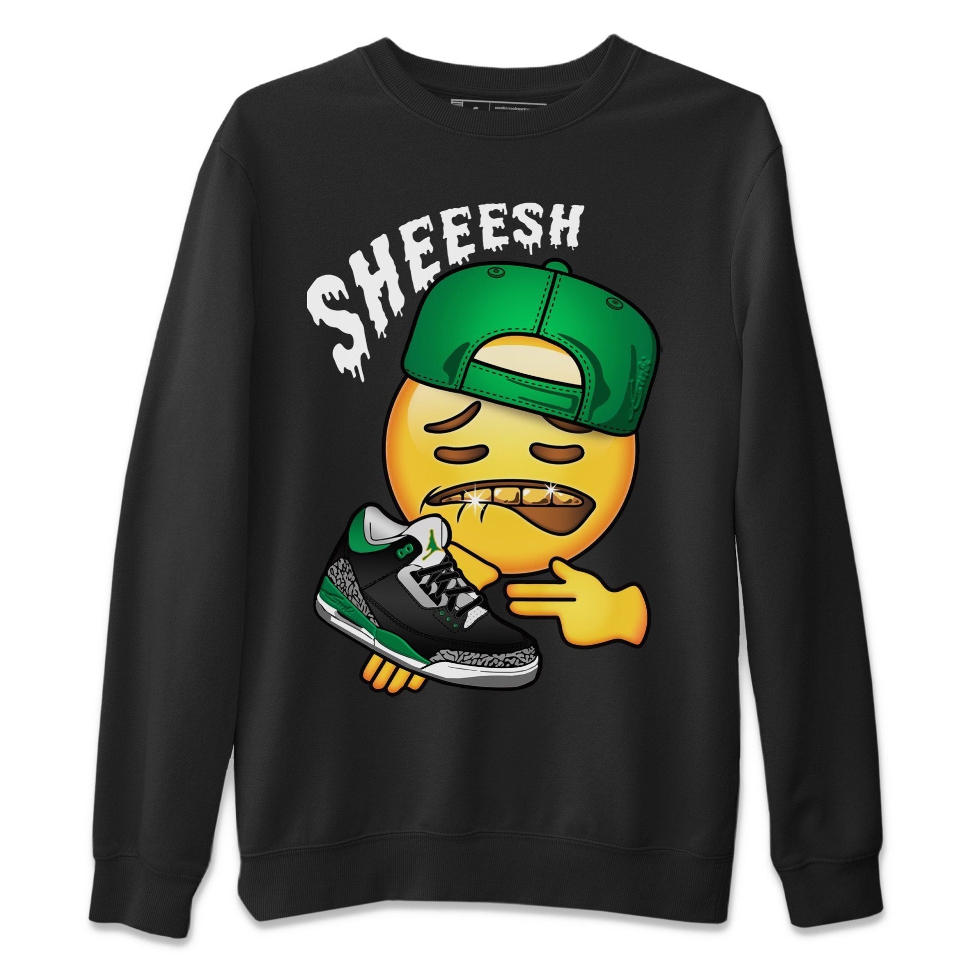 Jordan 3 Pine Green Sneaker Match Tees Sheesh Sneaker Tees Jordan 3 Pine Green Sneaker Release Tees Unisex Shirts