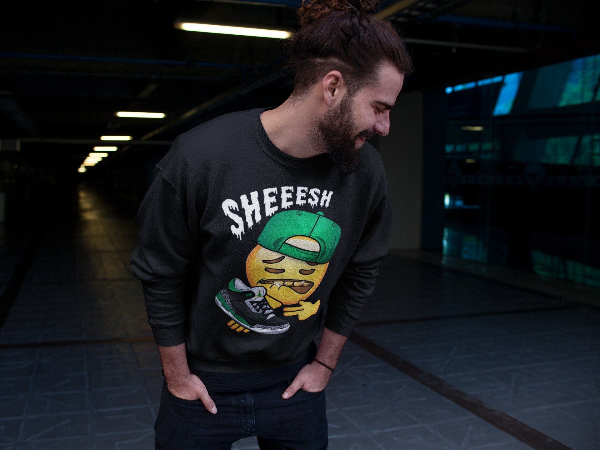 Jordan 3 Pine Green Sneaker Match Tees Sheesh Sneaker Tees Jordan 3 Pine Green Sneaker Release Tees Unisex Shirts