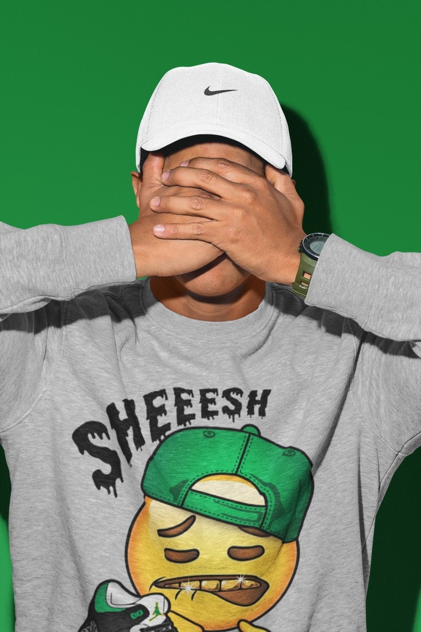 Jordan 3 Pine Green Sneaker Match Tees Sheesh Sneaker Tees Jordan 3 Pine Green Sneaker Release Tees Unisex Shirts