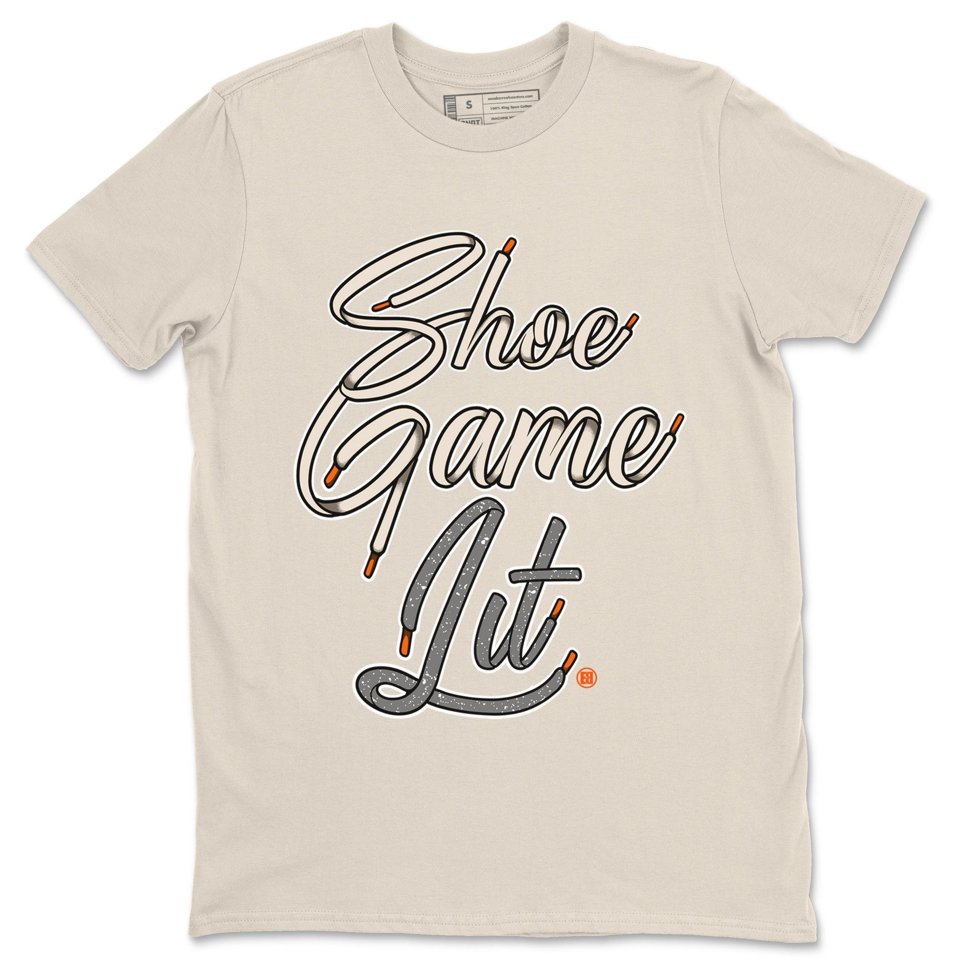 Air Jordan 5 Craft Sneaker Match Tees Shoe Game Lit Shoe Lace Sneaker Tees Air Jordan 5 Retro Craft Tees Unisex Shirts Natural 2