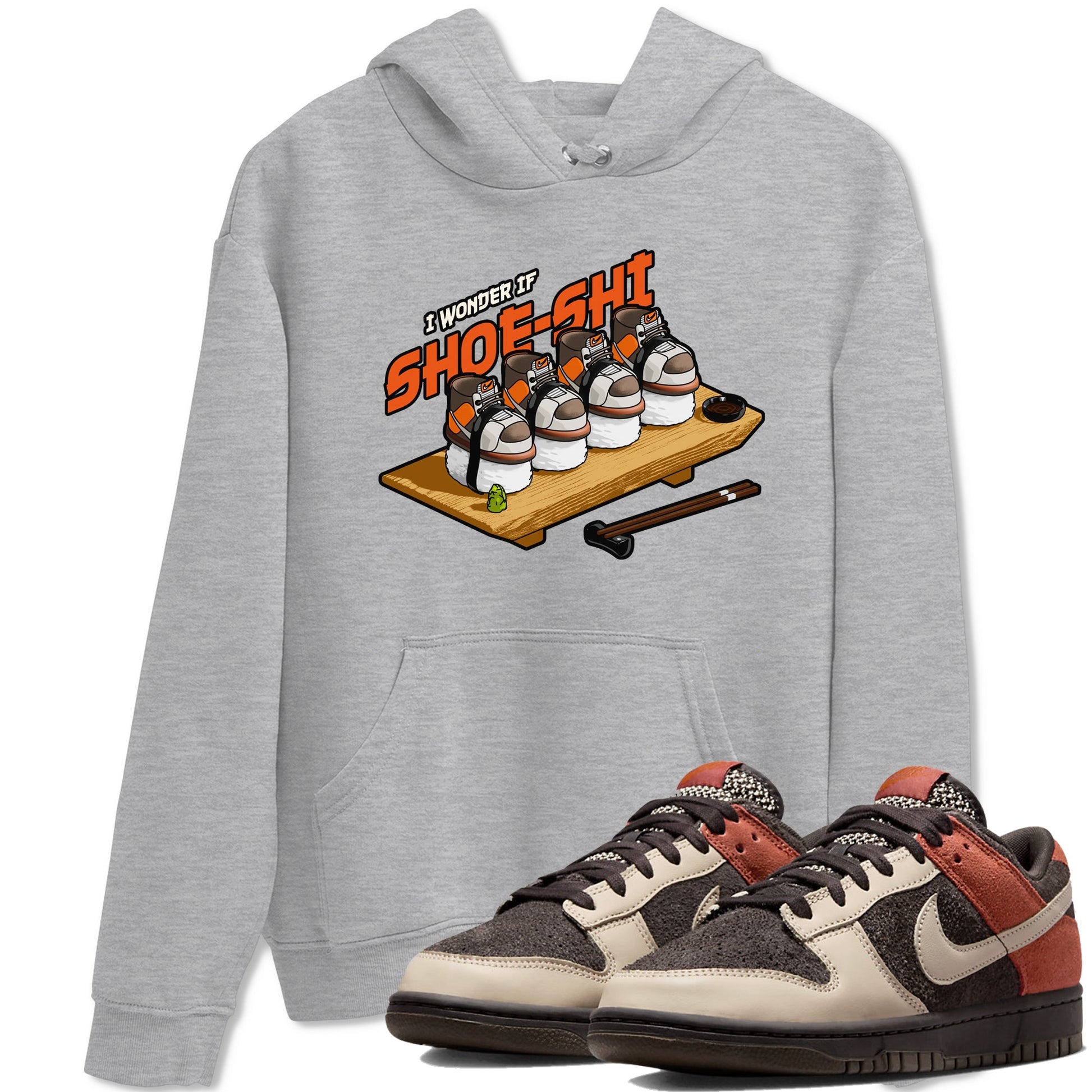 Dunk Red Panda shirt to match jordans Shoe-Shi sneaker tees Dunk Red Panda SNRT Sneaker Release Tees Unisex Heather Grey 1 T-Shirt