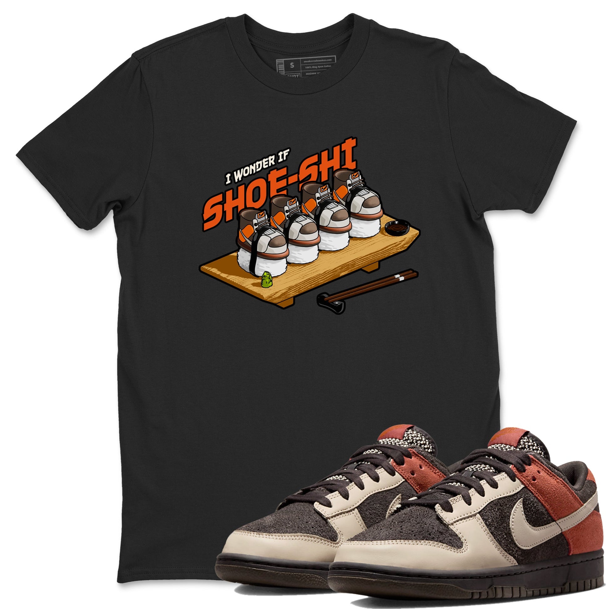 Dunk Red Panda shirt to match jordans Shoe-Shi sneaker tees Dunk Red Panda SNRT Sneaker Release Tees Unisex Black 1 T-Shirt