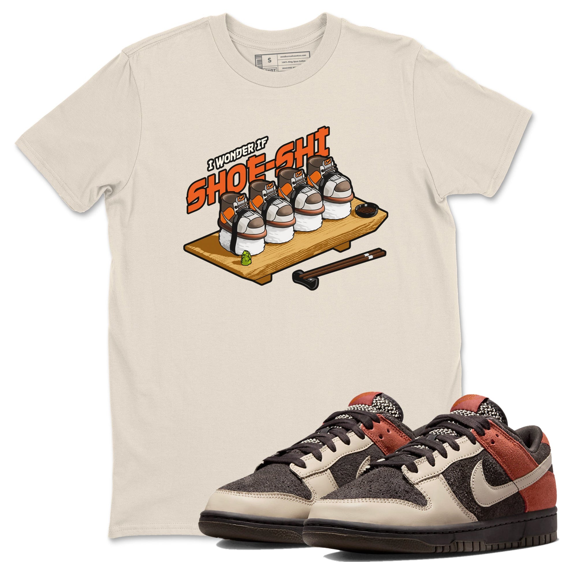Dunk Red Panda shirt to match jordans Shoe-Shi sneaker tees Dunk Red Panda SNRT Sneaker Release Tees Unisex Natural 1 T-Shirt