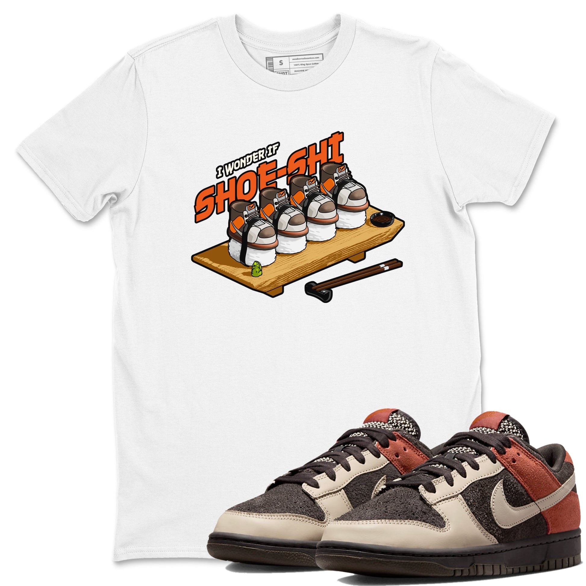 Dunk Red Panda shirt to match jordans Shoe-Shi sneaker tees Dunk Red Panda SNRT Sneaker Release Tees Unisex White 1 T-Shirt