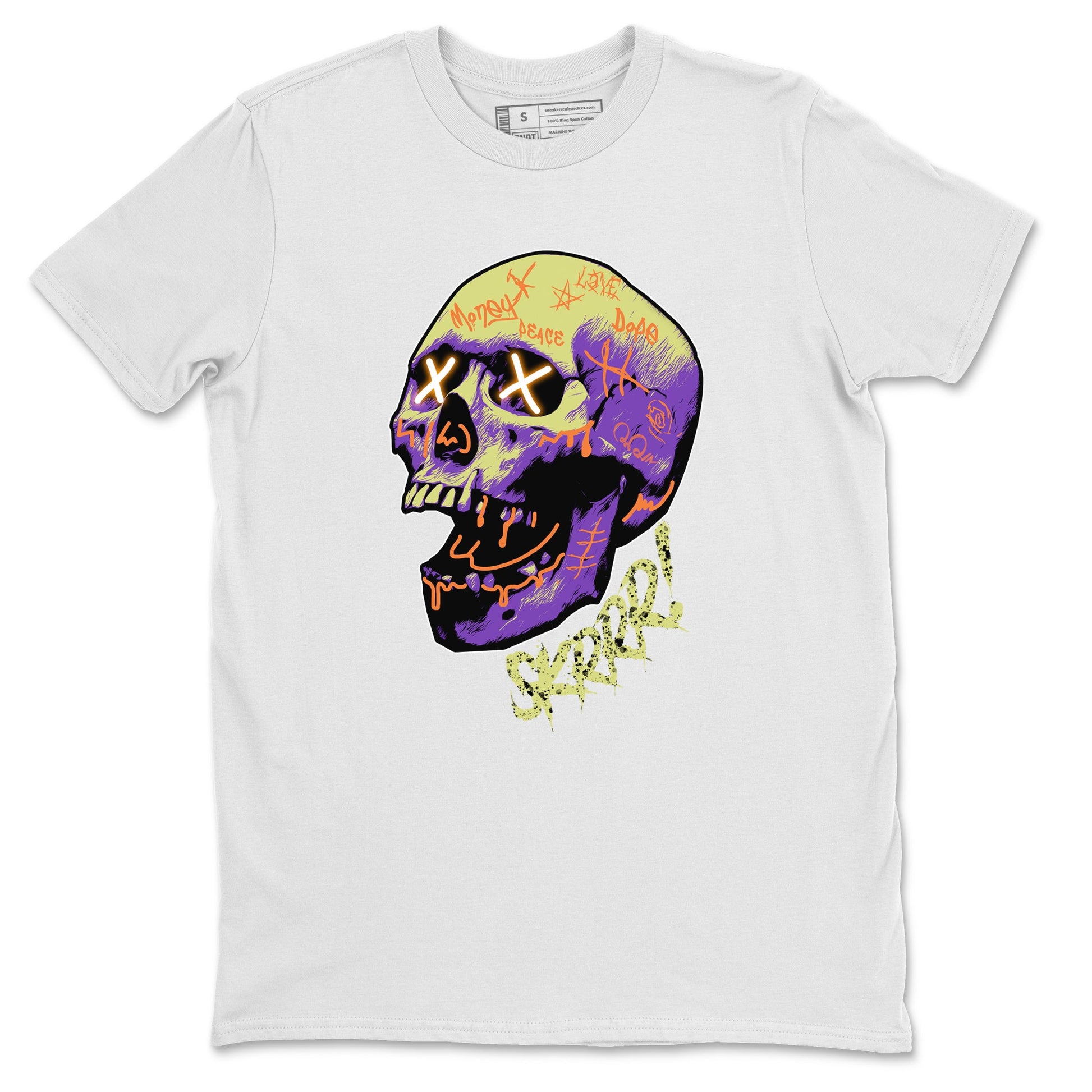 Air Jordan 4 Canyon Purple shirt to match jordans Skrrr sneaker tees AJ4 Canyon Purple SNRT Sneaker Release Tees Unisex White 2 T-Shirt, Halloween tshirt