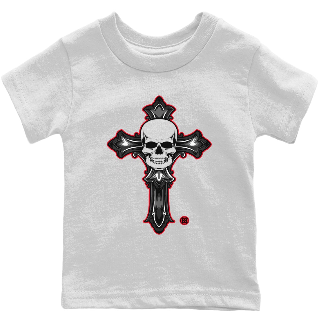 Jordan 12 Playoffs Sneaker Match Tees Skull Cross Sneaker Tees Jordan 12 Playoffs Sneaker Release Tees Kids Shirts