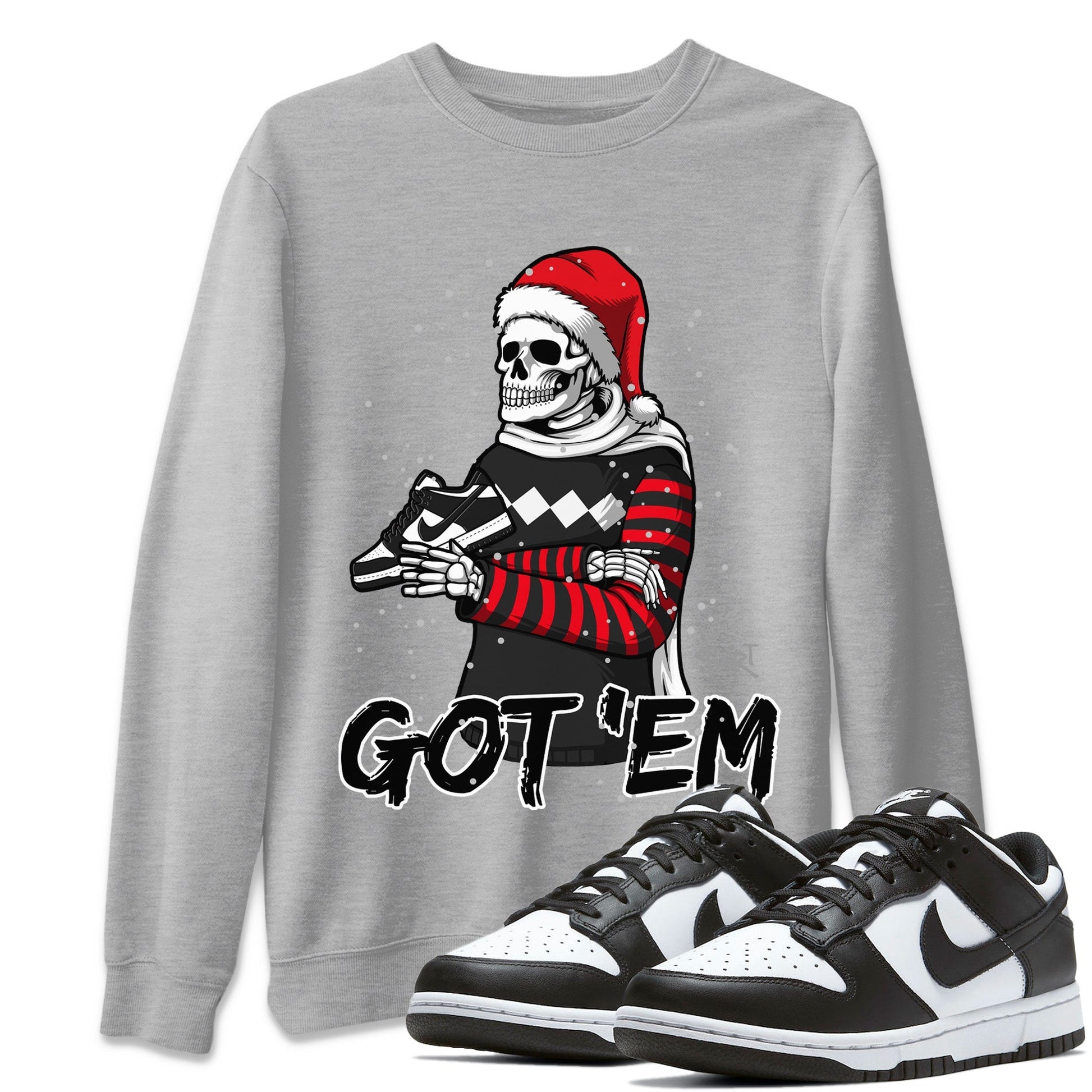 Dunk Panda Sneaker Match Tees Skull Got Em Sneaker Tees Dunk Panda Sneaker Release Tees Unisex Shirts