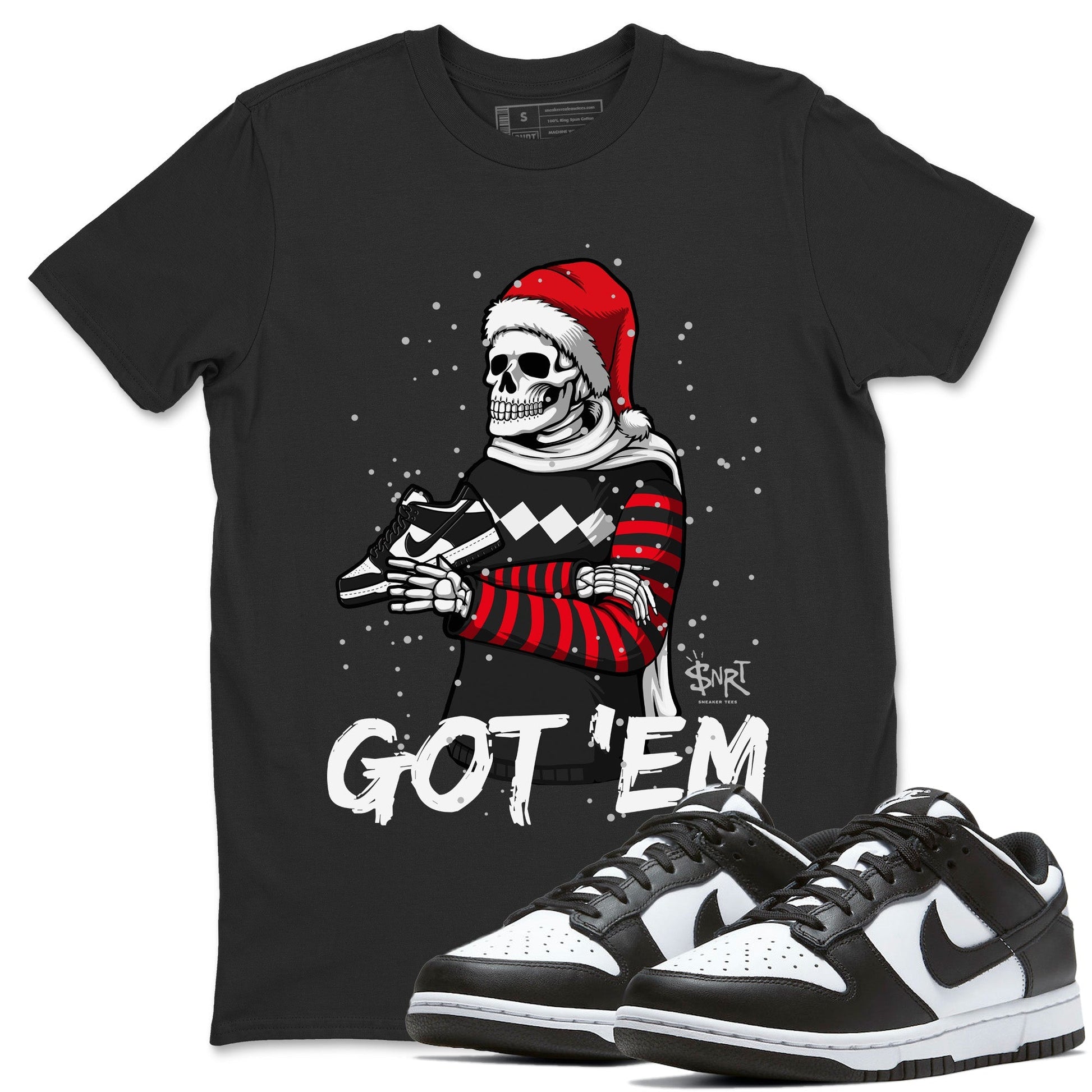 Dunk Panda Sneaker Match Tees Skull Got Em Sneaker Tees Dunk Panda Sneaker Release Tees Unisex Shirts