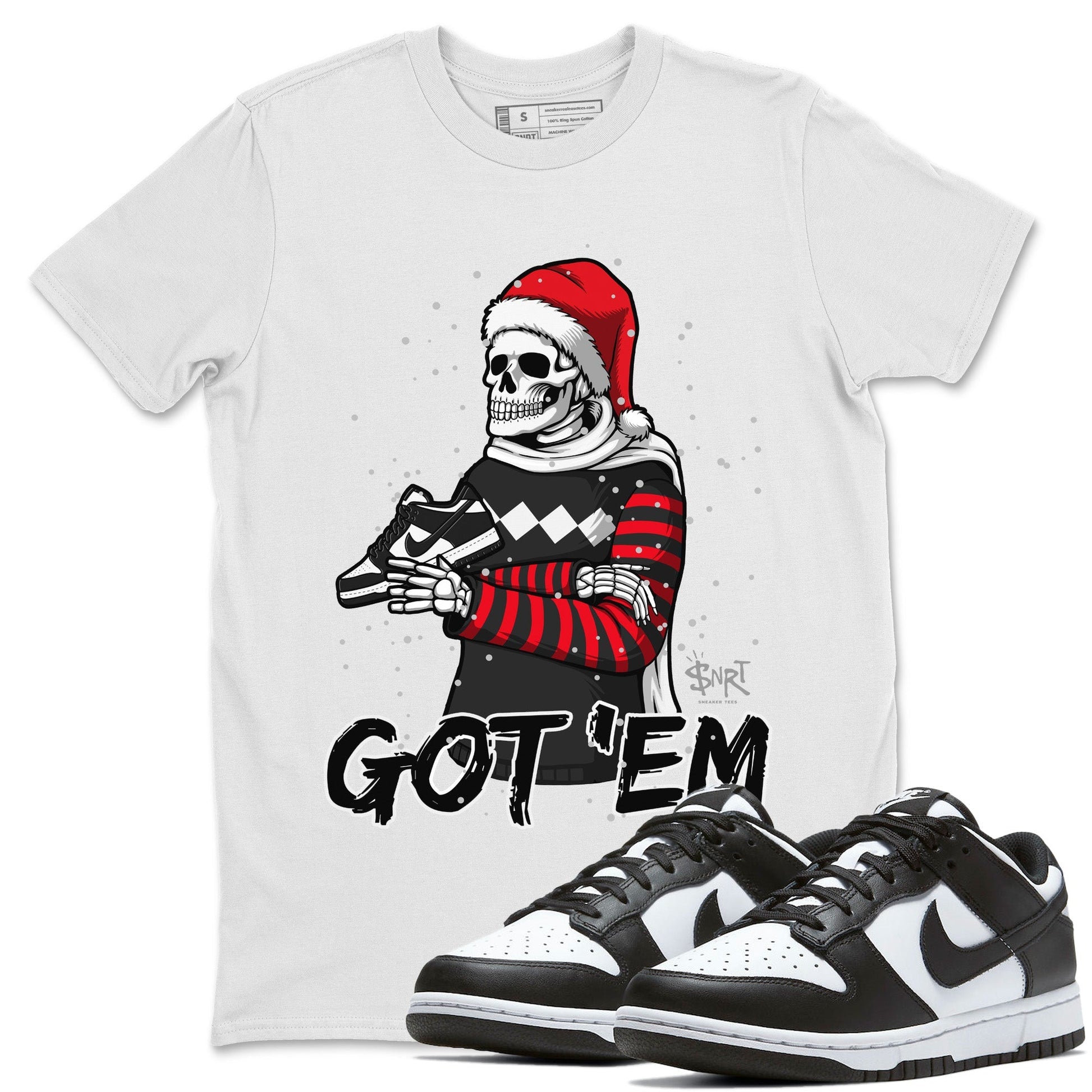Dunk Panda Sneaker Match Tees Skull Got Em Sneaker Tees Dunk Panda Sneaker Release Tees Unisex Shirts
