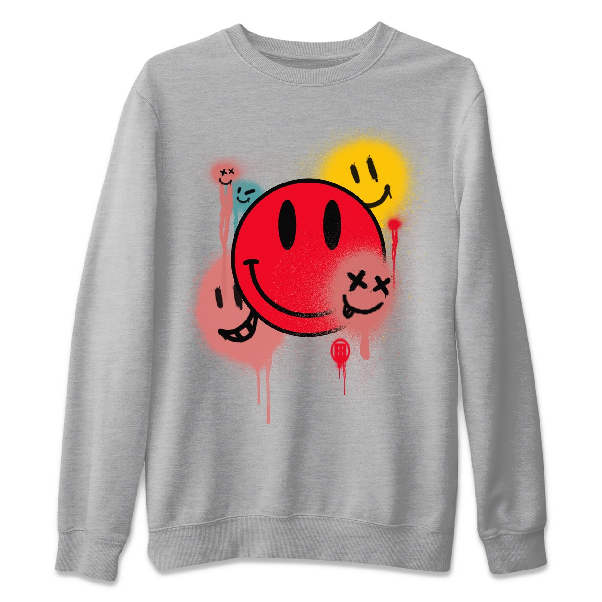 Yeezy 700 Hi-Res Red Sneaker Match Tees Smile Painting Sneaker Tees Yeezy 700 Hi-Res Red Sneaker Release Tees Unisex Shirts