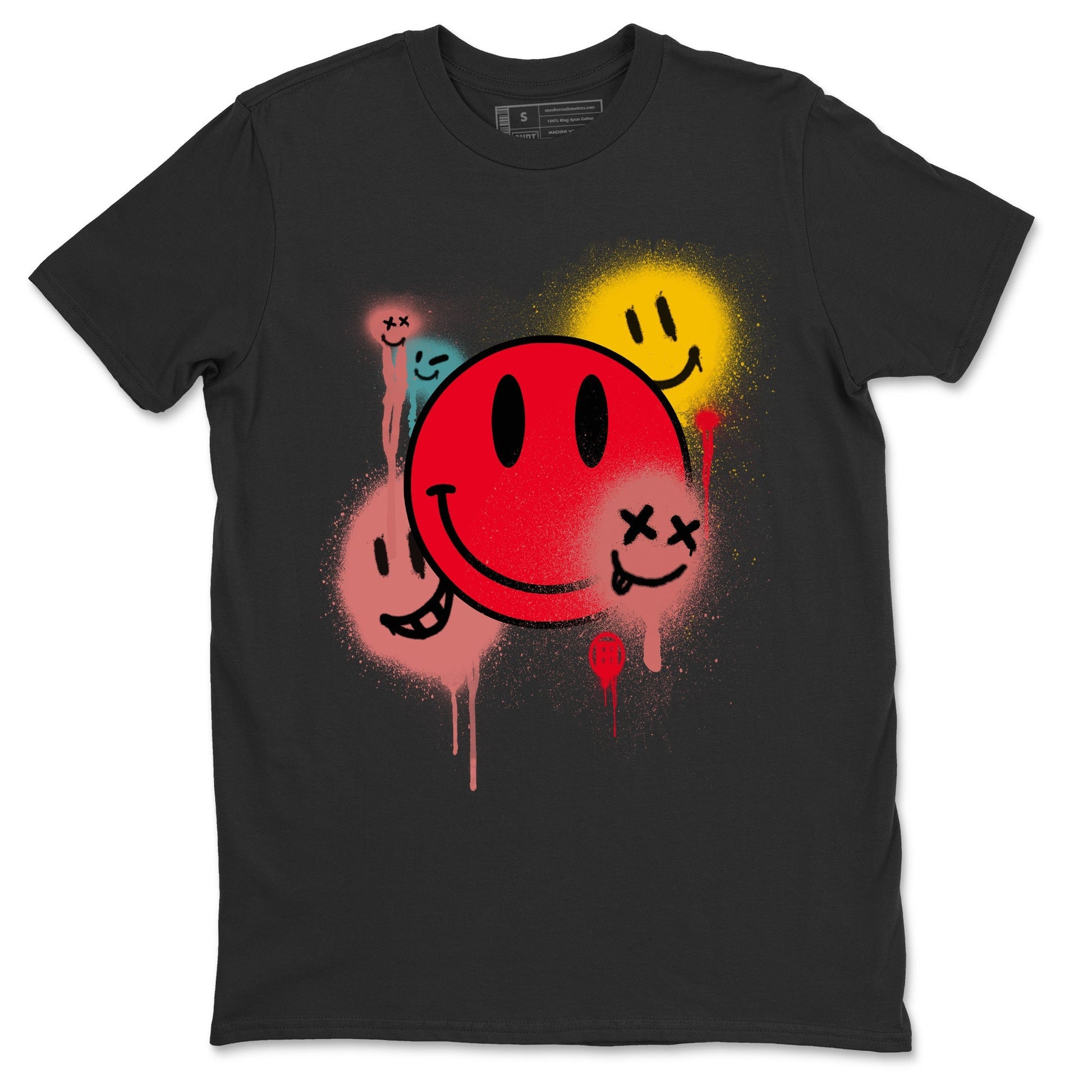 Yeezy 700 Hi-Res Red Sneaker Match Tees Smile Painting Sneaker Tees Yeezy 700 Hi-Res Red Sneaker Release Tees Unisex Shirts