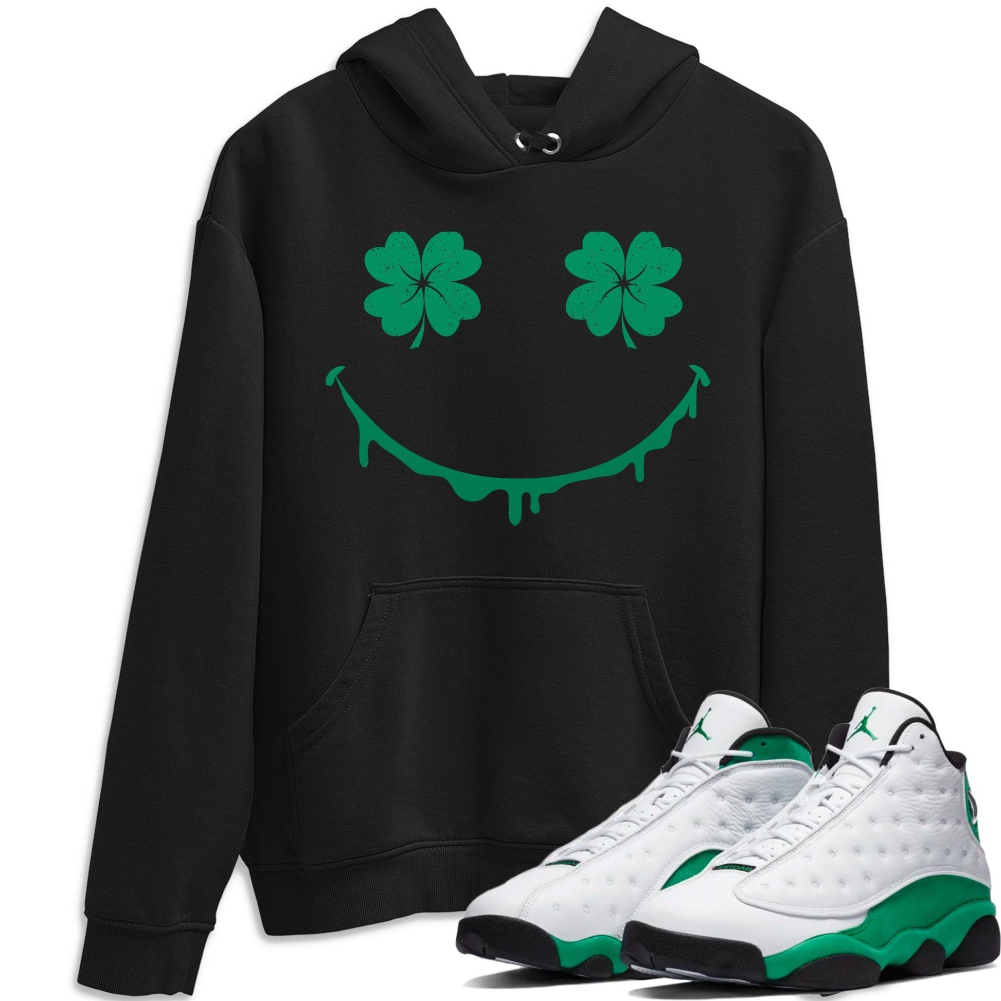 Jordan 13 Lucky Green Sneaker Match Tees Smiley Face Sneaker Tees Jordan 13 Lucky Green Sneaker Release Tees Unisex Shirts