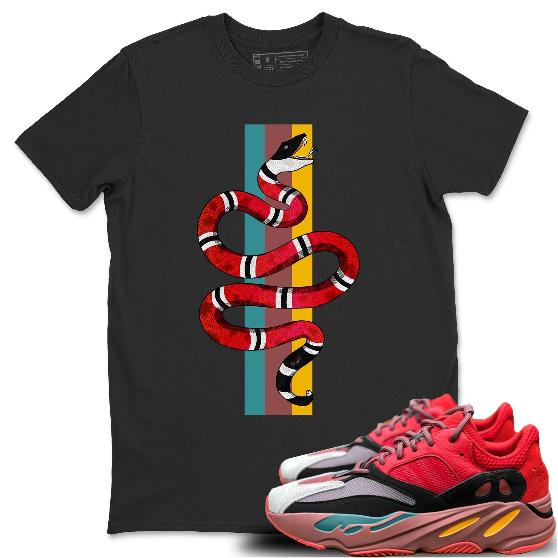 Yeezy 700 Hi-Res Red Sneaker Match Tees Snake Sneaker Tees Yeezy 700 Hi-Res Red Sneaker Release Tees Unisex Shirts