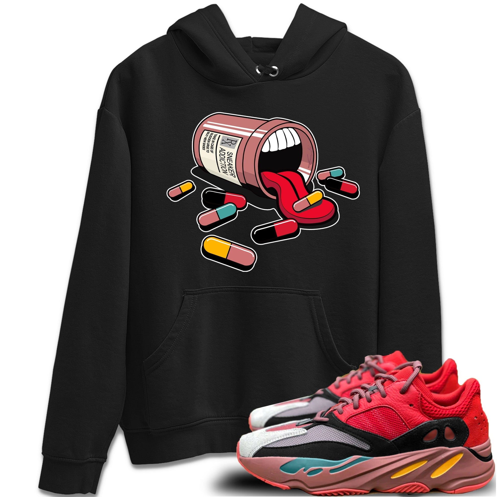 Yeezy 700 Hi-Res Red Sneaker Match Tees Sneaker Addiction Sneaker Tees Yeezy 700 Hi-Res Red Sneaker Release Tees Unisex Shirts
