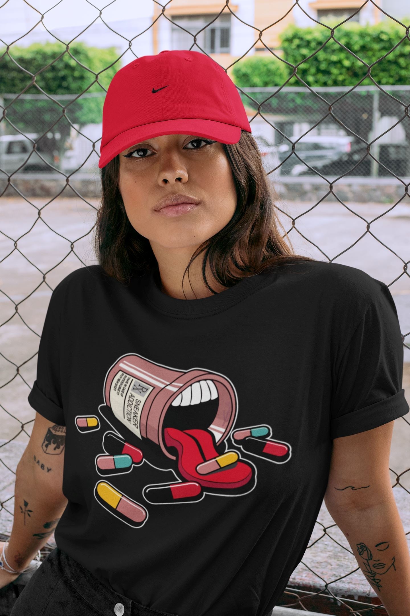 Yeezy 700 Hi-Res Red Sneaker Match Tees Sneaker Addiction Sneaker Tees Yeezy 700 Hi-Res Red Sneaker Release Tees Unisex Shirts