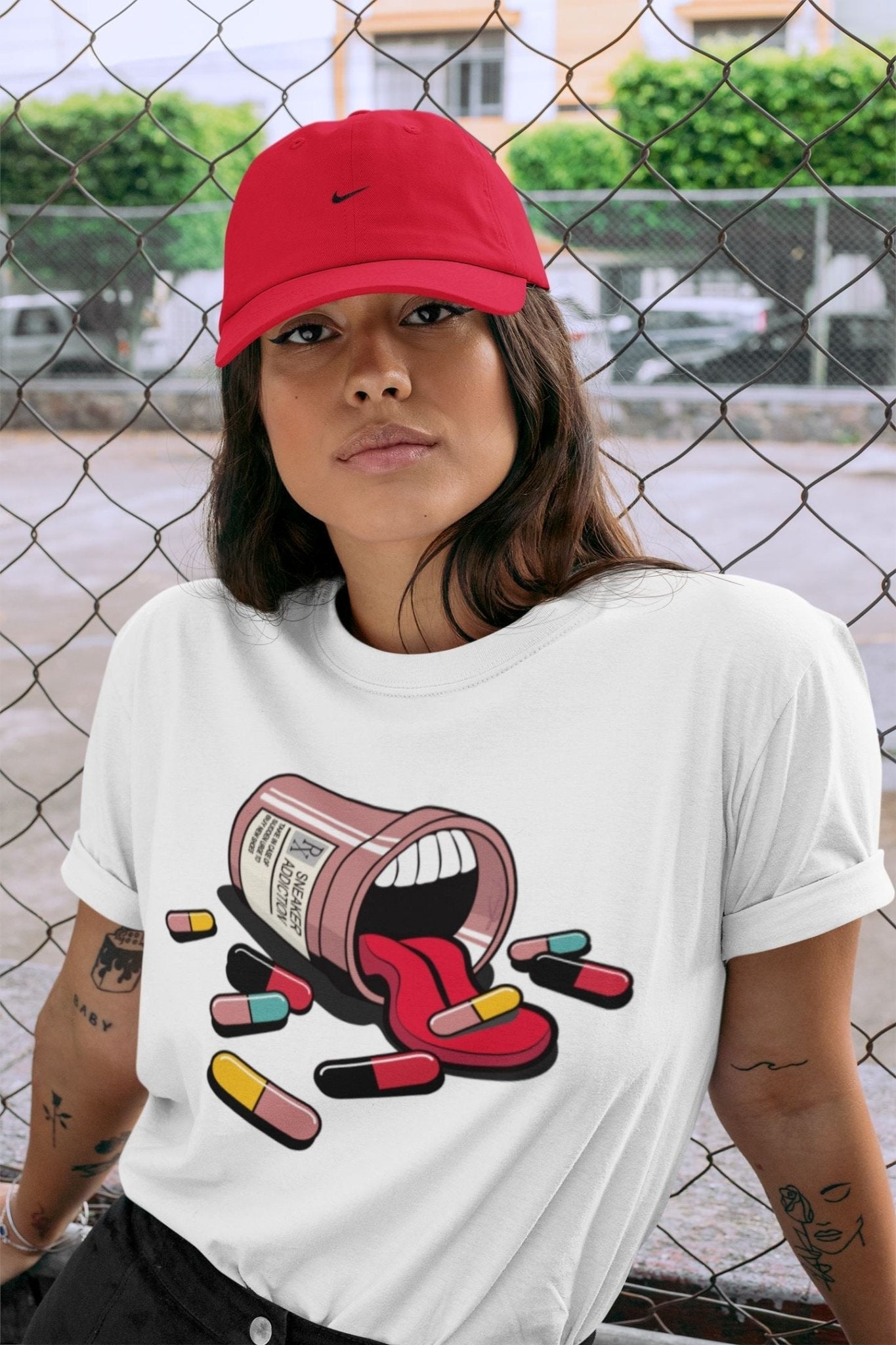 Yeezy 700 Hi-Res Red Sneaker Match Tees Sneaker Addiction Sneaker Tees Yeezy 700 Hi-Res Red Sneaker Release Tees Unisex Shirts