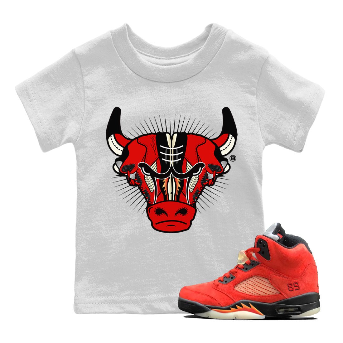 Jordan 5 Mars For Her Sneaker Match Tees Sneaker Bull Head Sneaker Tees Jordan 5 Mars For Her Sneaker Release Tees Kids Shirts