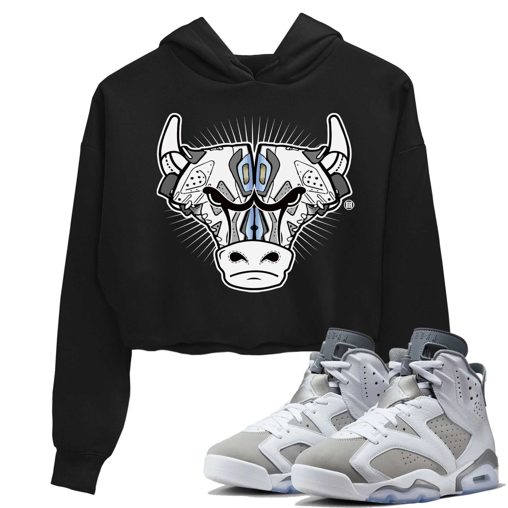 Jordan 6 Cool Grey Sneaker Match Tees Sneaker Bull Head Sneaker Tees Jordan 6 Cool Grey Sneaker Release Tees Women's Shirts