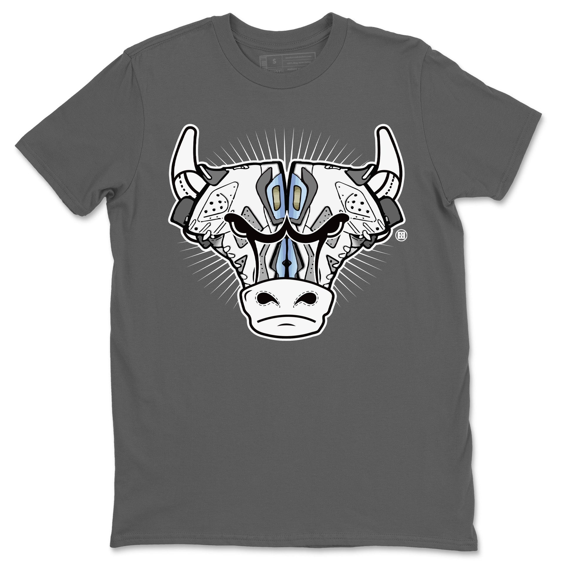 Jordan 6 Cool Grey Sneaker Match Tees Sneaker Bull Head Sneaker Tees Jordan 6 Cool Grey Sneaker Release Tees Unisex Shirts
