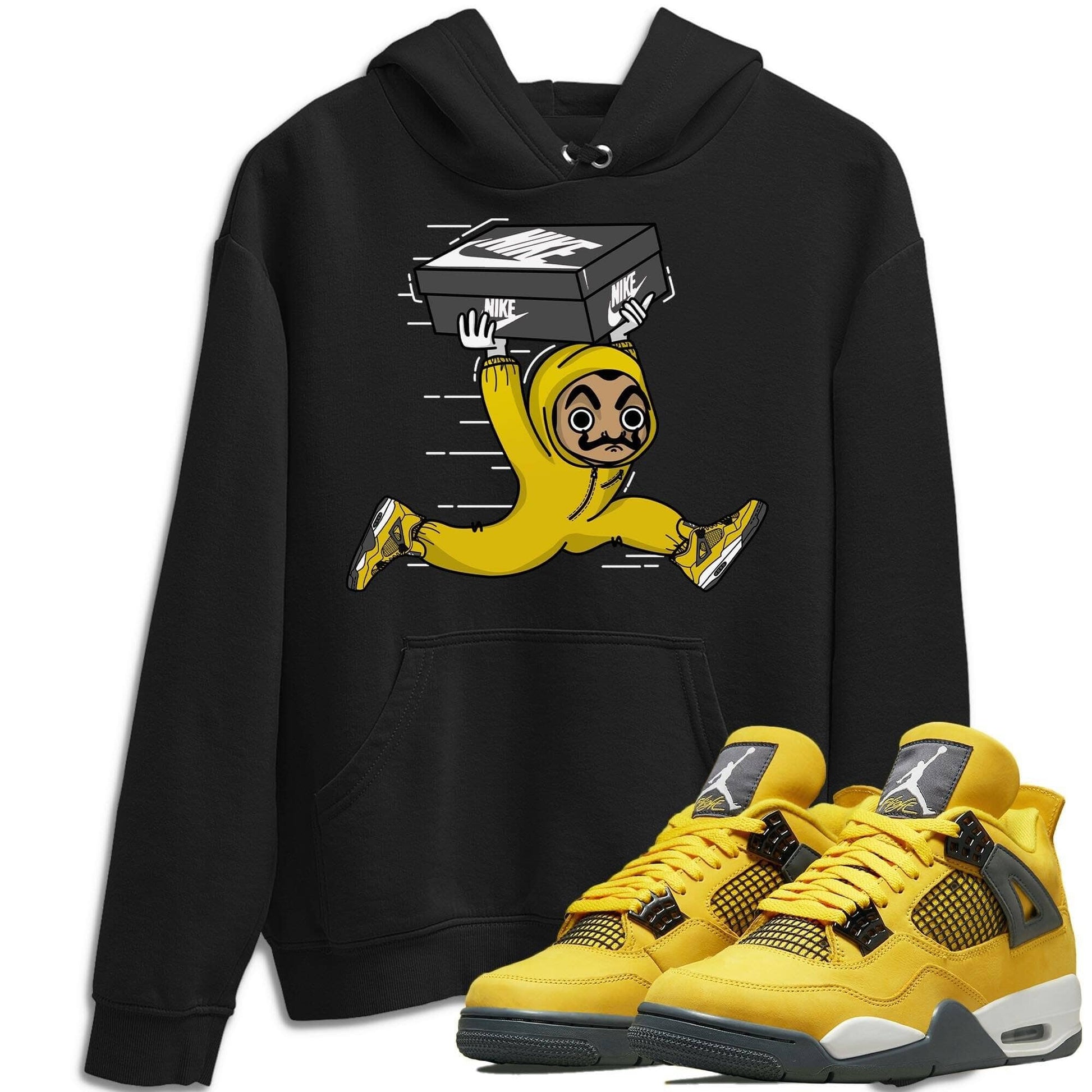 Jordan 4 Lightning Sneaker Match Tees Sneaker Heist Sneaker Tees Jordan 4 Lightning Sneaker Release Tees Unisex Shirts