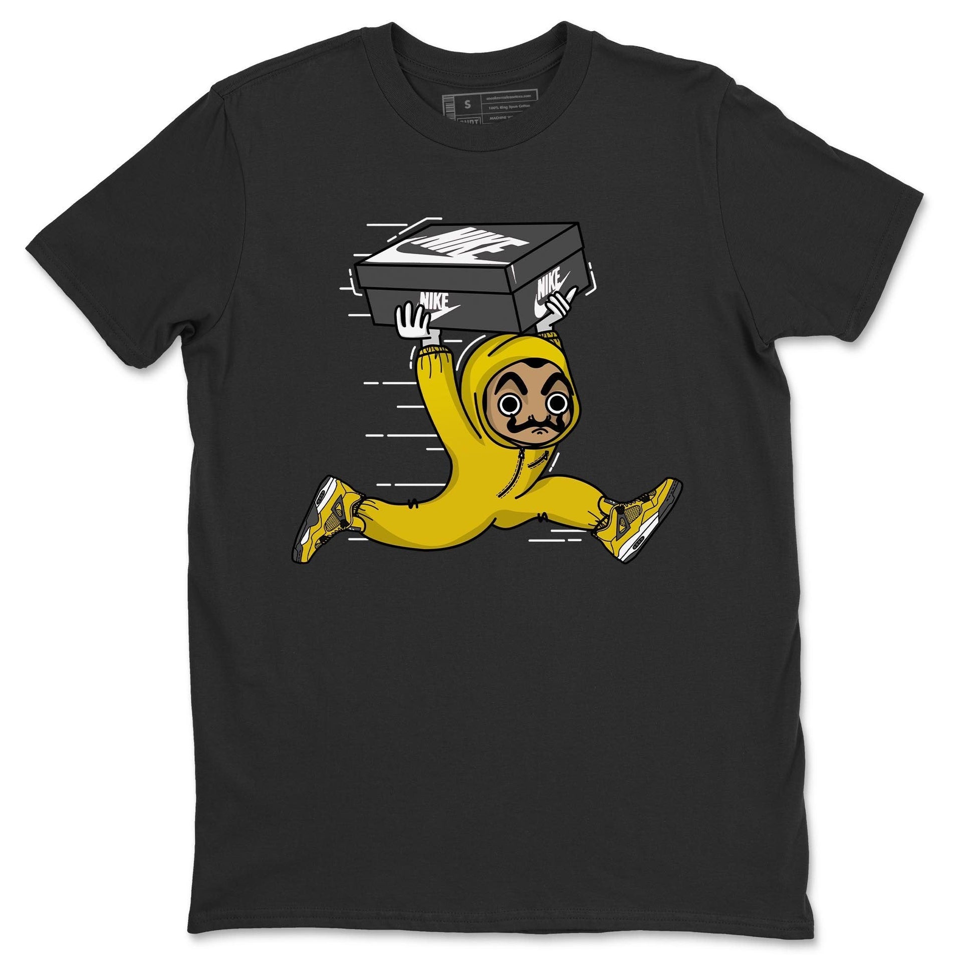 Jordan 4 Lightning Sneaker Match Tees Sneaker Heist Sneaker Tees Jordan 4 Lightning Sneaker Release Tees Unisex Shirts