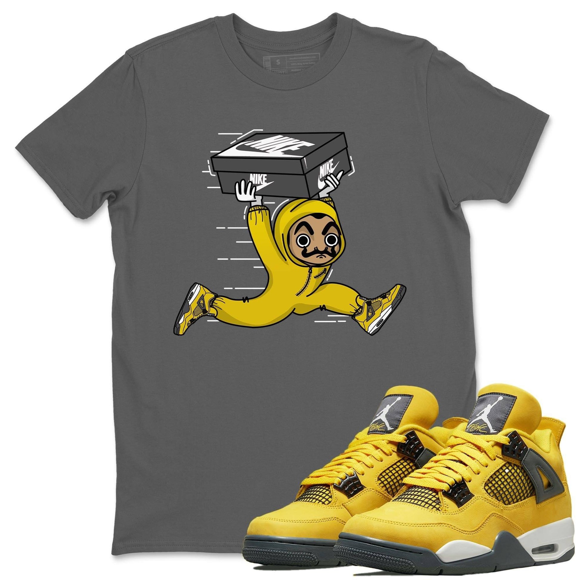 Jordan 4 Lightning Sneaker Match Tees Sneaker Heist Sneaker Tees Jordan 4 Lightning Sneaker Release Tees Unisex Shirts