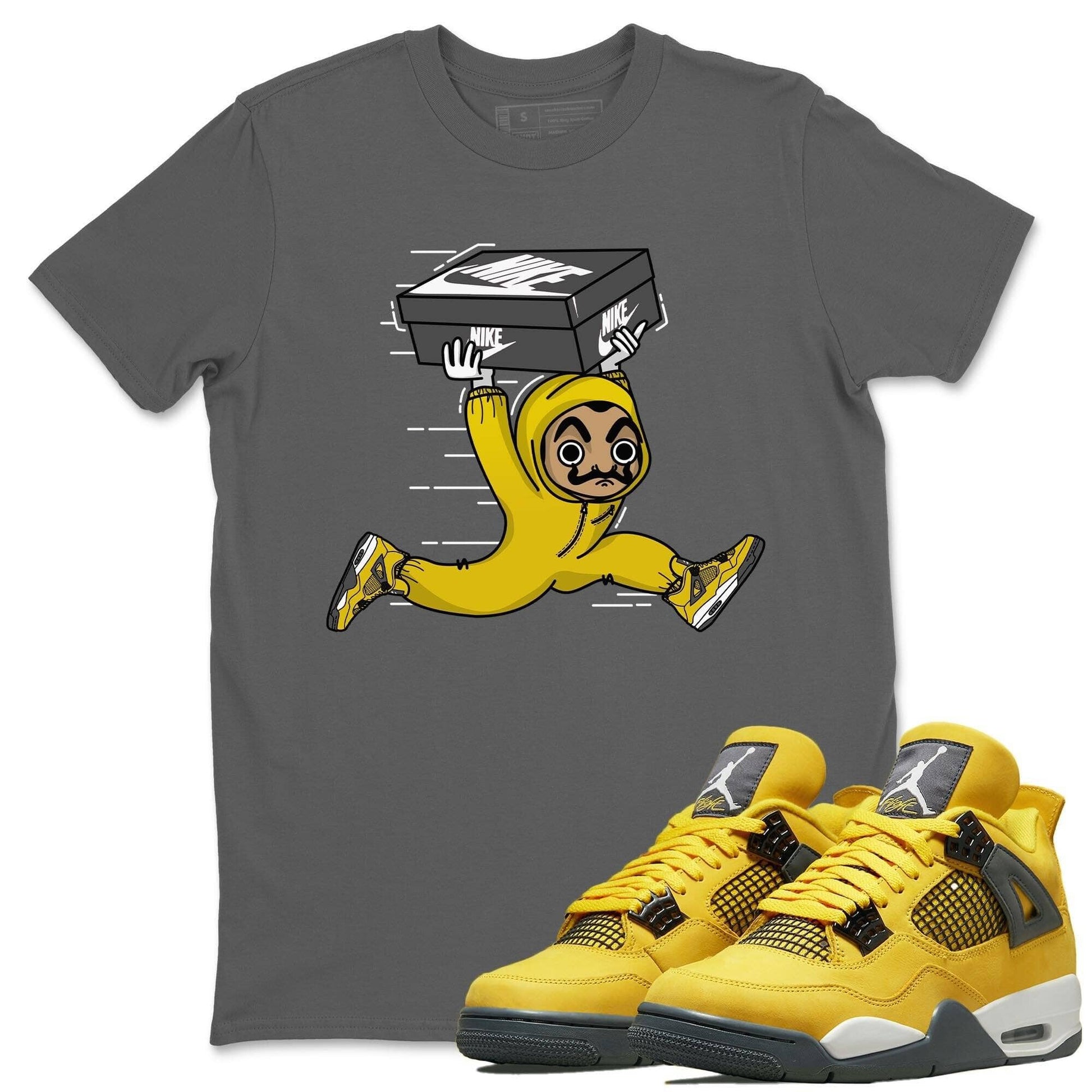 Jordan 4 Lightning Sneaker Match Tees Sneaker Heist Sneaker Tees Jordan 4 Lightning Sneaker Release Tees Unisex Shirts