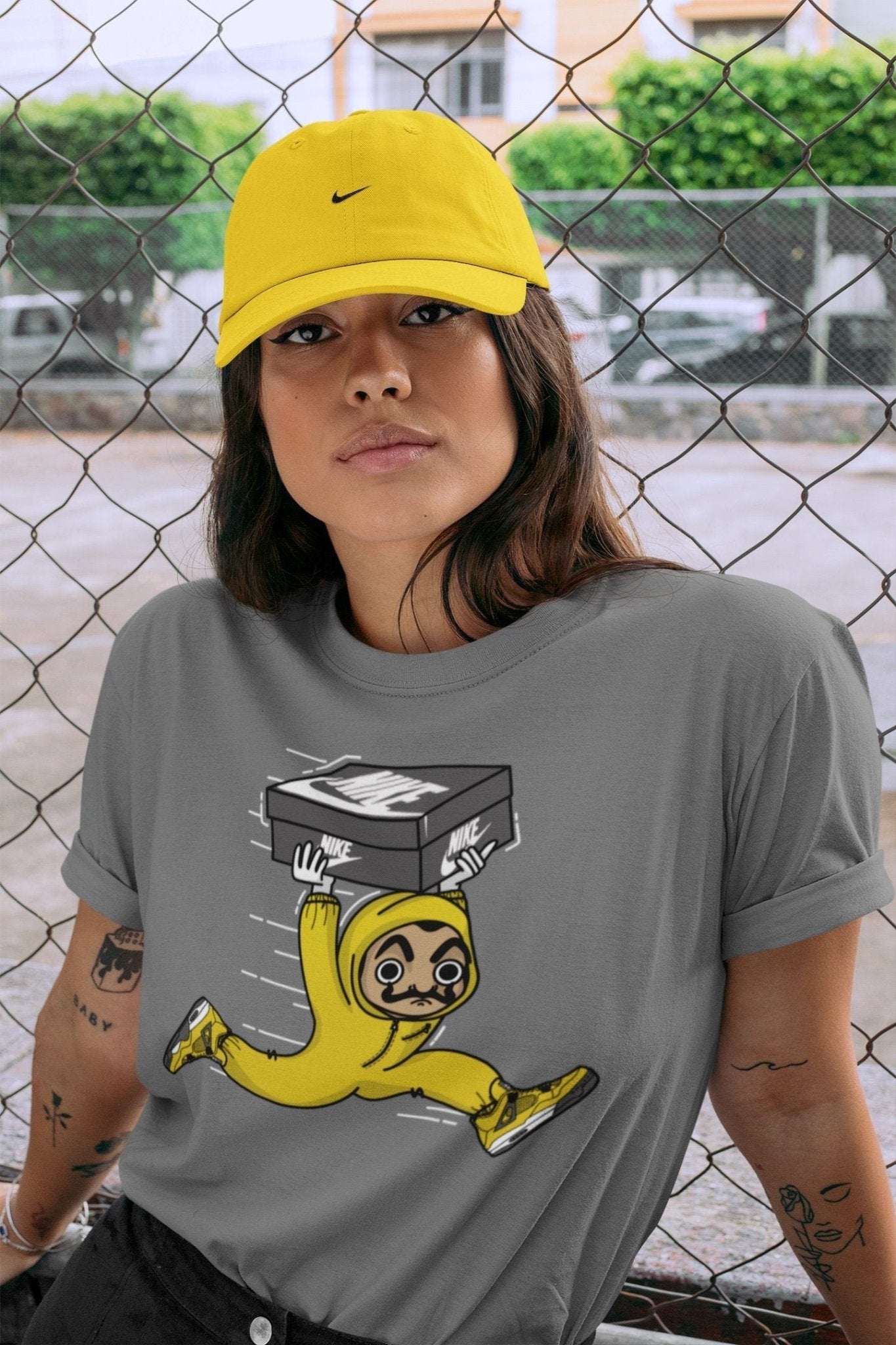 Jordan 4 Lightning Sneaker Match Tees Sneaker Heist Sneaker Tees Jordan 4 Lightning Sneaker Release Tees Unisex Shirts