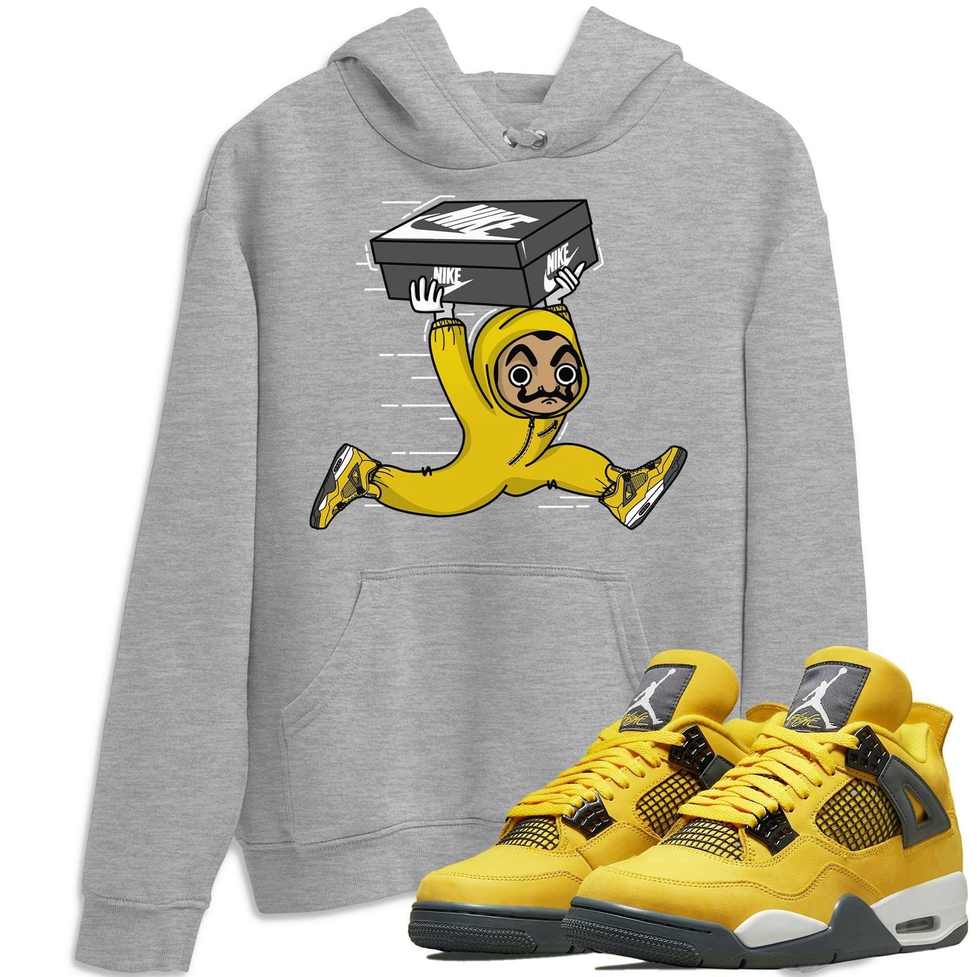 Jordan 4 Lightning Sneaker Match Tees Sneaker Heist Sneaker Tees Jordan 4 Lightning Sneaker Release Tees Unisex Shirts