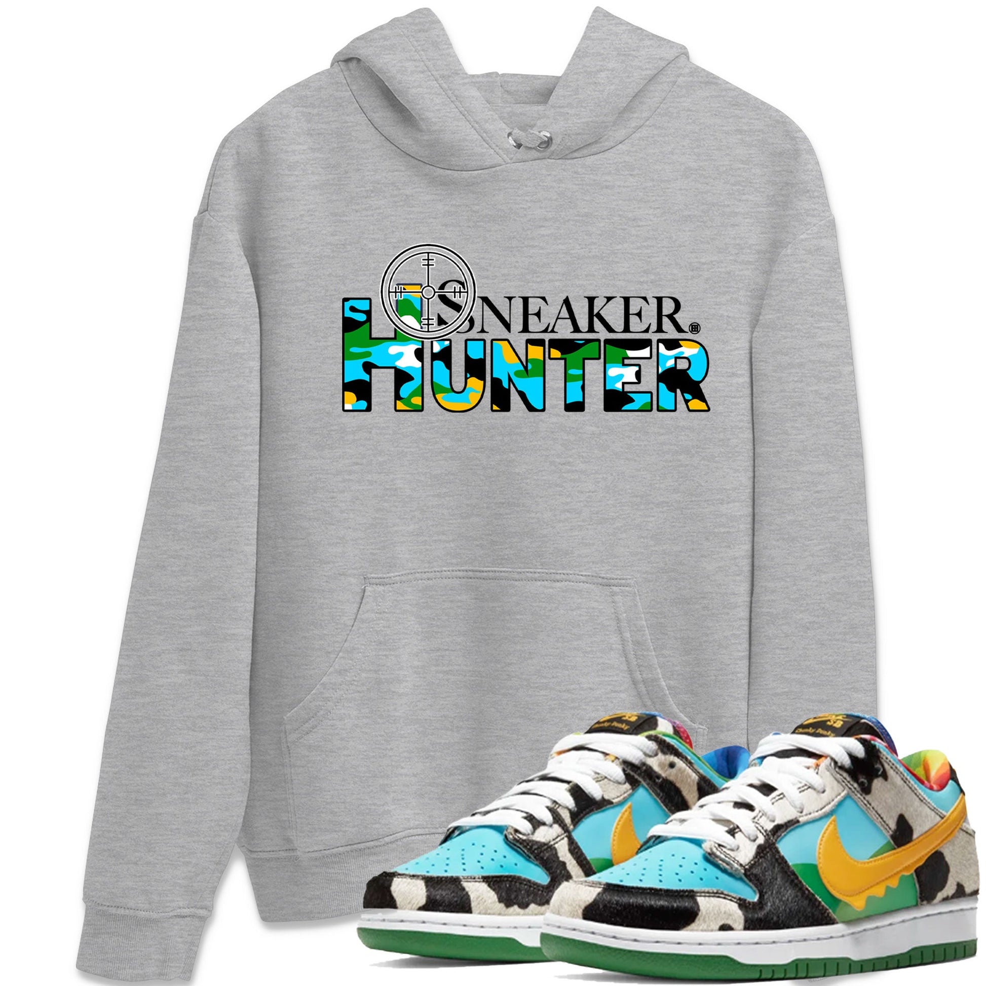 Dunk Chunky Dunky shirt to match jordans Sneaker Hunter sneaker tees Dunk Low Ben & Jerry's Chunky Dunky SNRT Sneaker Release Tees Unisex Heather Grey 1 T-Shirt