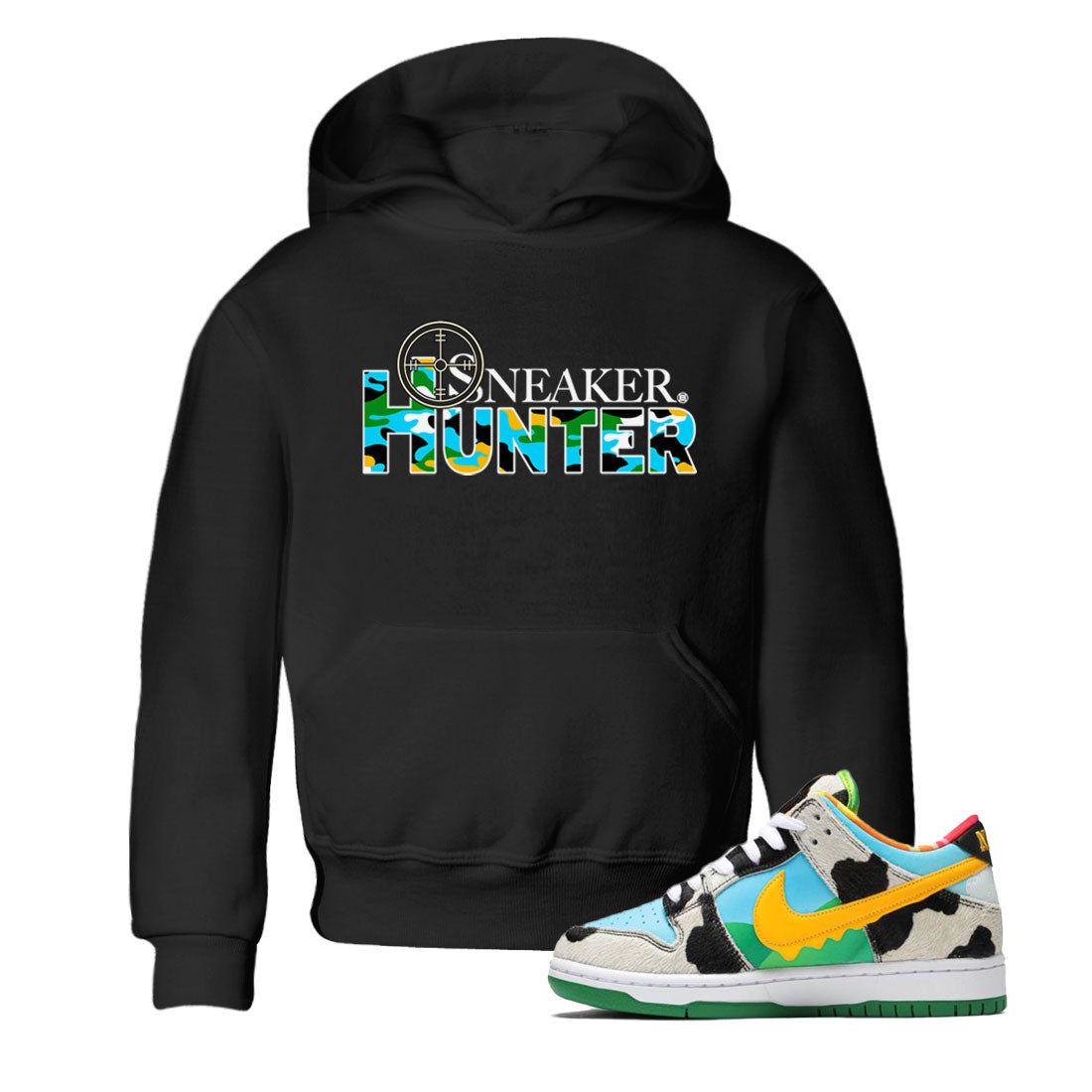 Dunk Chunky Dunky shirt to match jordans Sneaker Hunter sneaker tees Dunk Low Ben & Jerry's Chunky Dunky SNRT Sneaker Release Tees Baby Toddler Black 1 T-Shirt