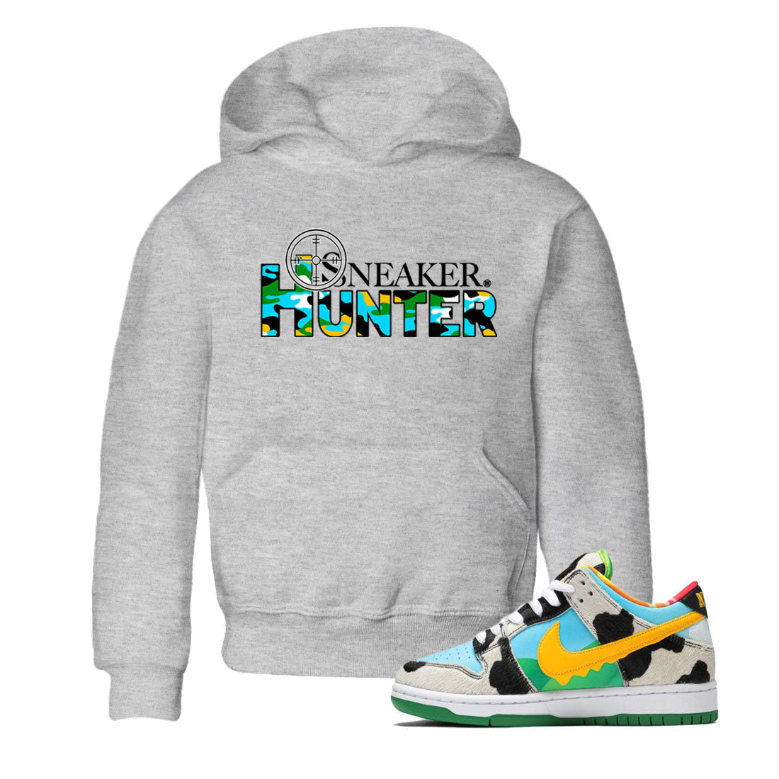 Dunk Chunky Dunky shirt to match jordans Sneaker Hunter sneaker tees Dunk Low Ben & Jerry's Chunky Dunky SNRT Sneaker Release Tees Baby Toddler Heather Grey 1 T-Shirt