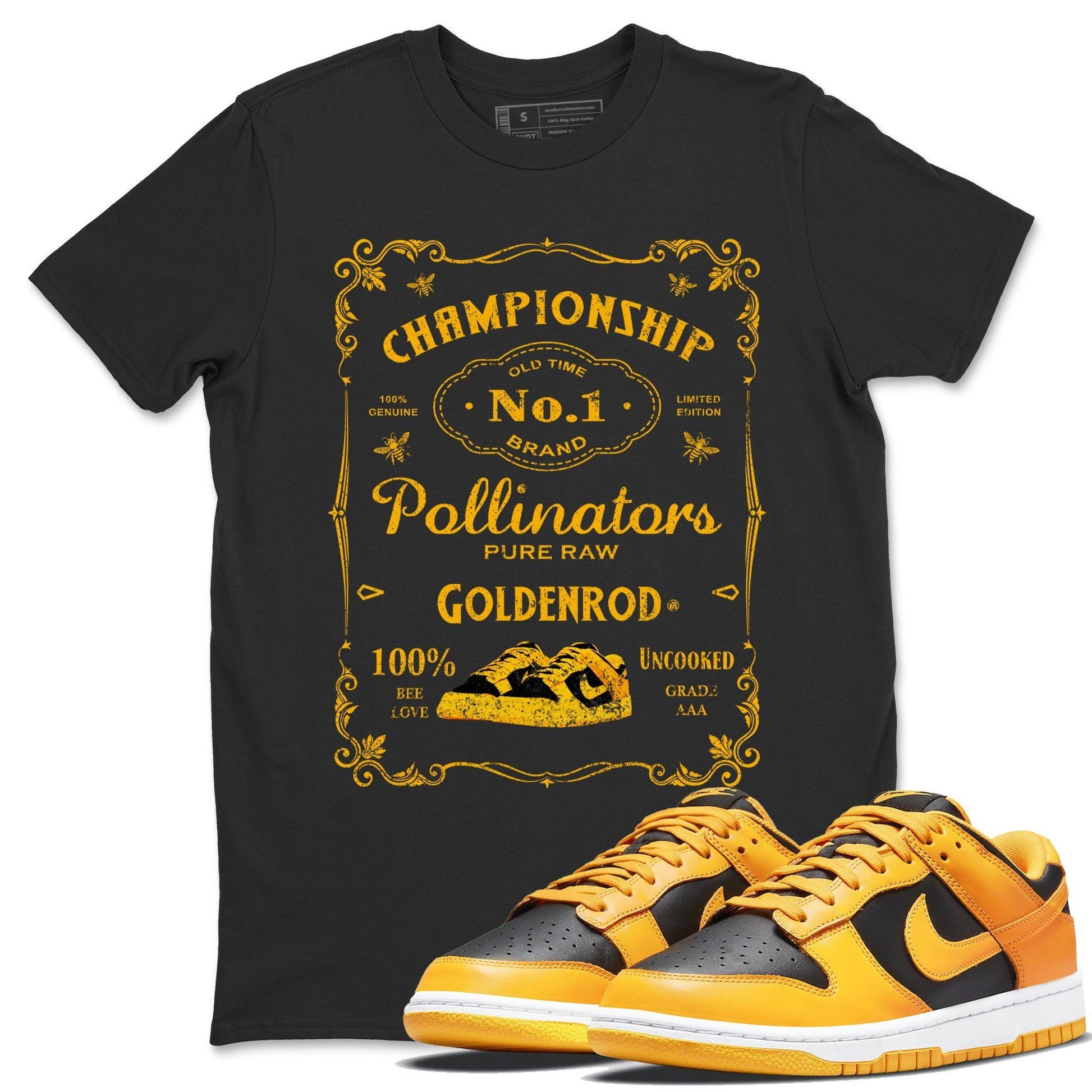 Dunk Championship Goldenrod Sneaker Match Tees Sneaker Label Sneaker Tees Dunk Championship Goldenrod Sneaker Release Tees Unisex Shirts