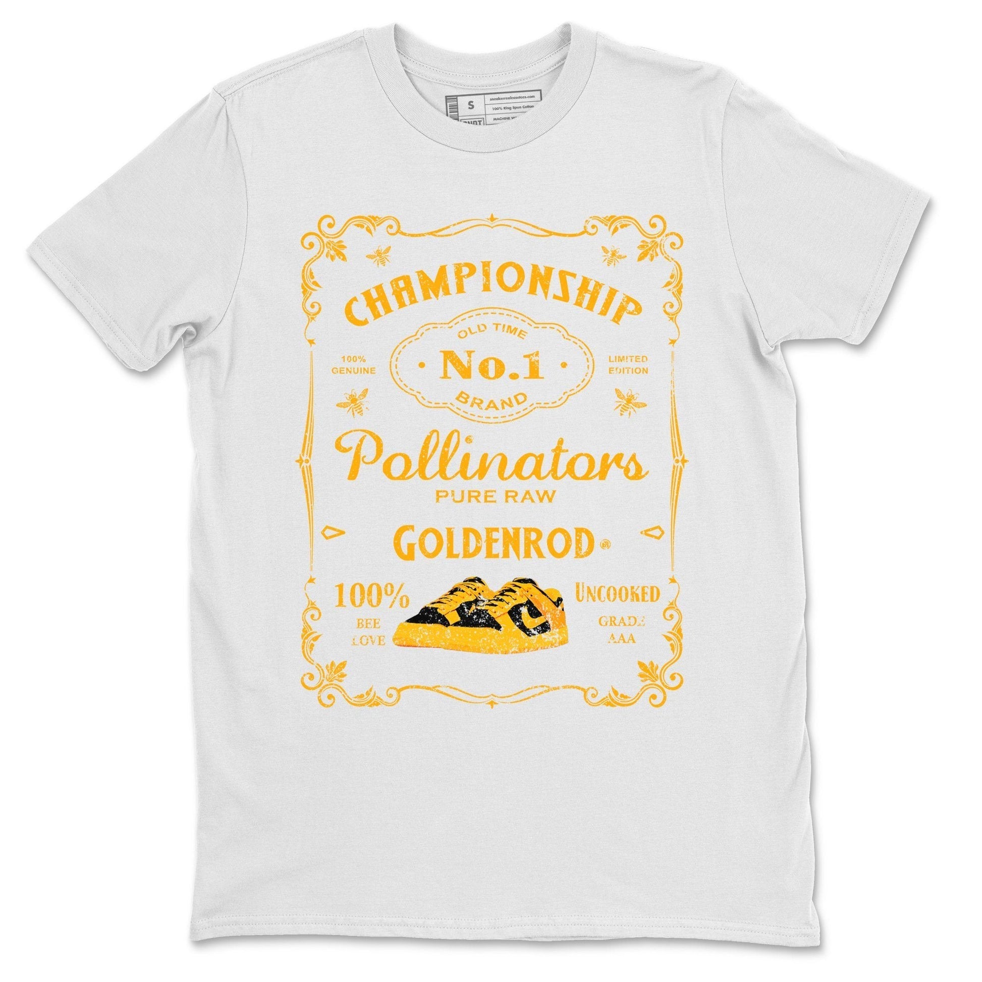 Dunk Championship Goldenrod Sneaker Match Tees Sneaker Label Sneaker Tees Dunk Championship Goldenrod Sneaker Release Tees Unisex Shirts