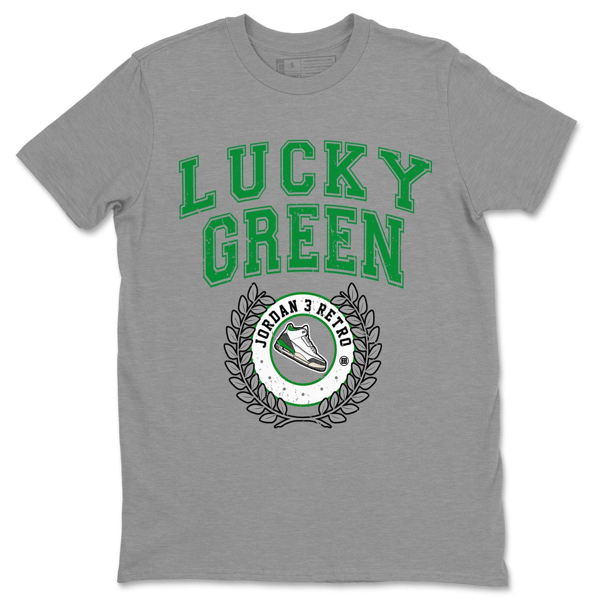 Jordan 3 Lucky Green Sneaker Match Tees Sneaker Letter Sneaker Tees Jordan 3 Lucky Green Sneaker Release Tees Unisex Shirts
