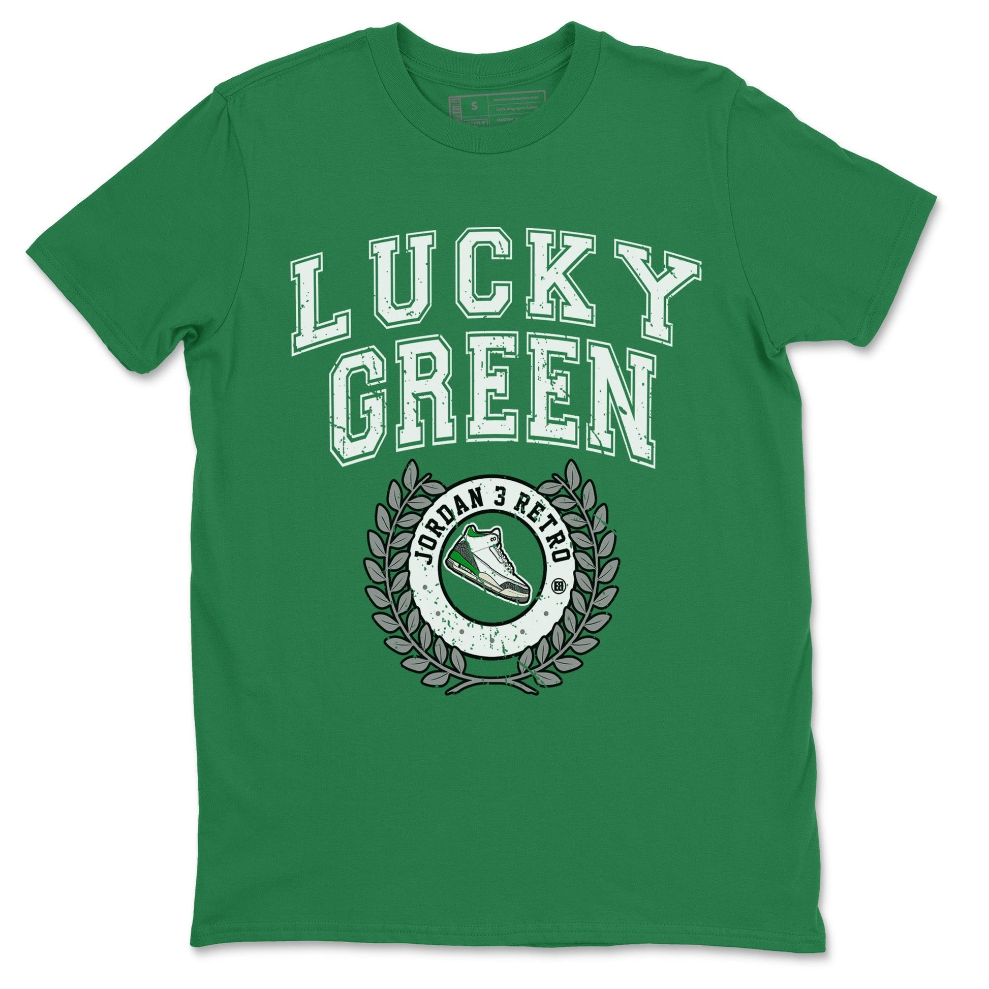 Jordan 3 Lucky Green Sneaker Match Tees Sneaker Letter Sneaker Tees Jordan 3 Lucky Green Sneaker Release Tees Unisex Shirts