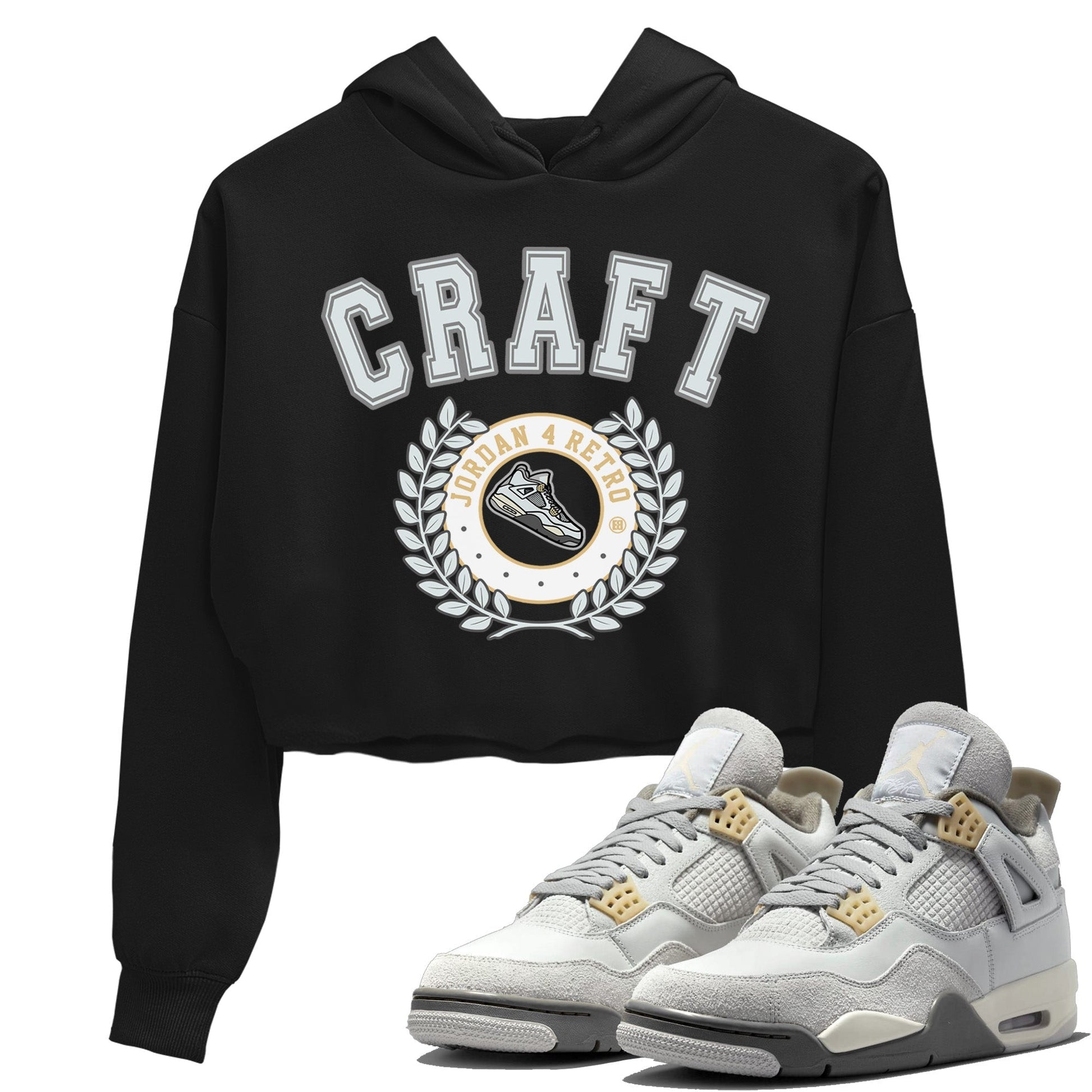 Jordan 4 Craft Sneaker Match Tees Sneaker Letter Sneaker Tees Jordan 4 Craft Sneaker Release Tees Women's Shirts